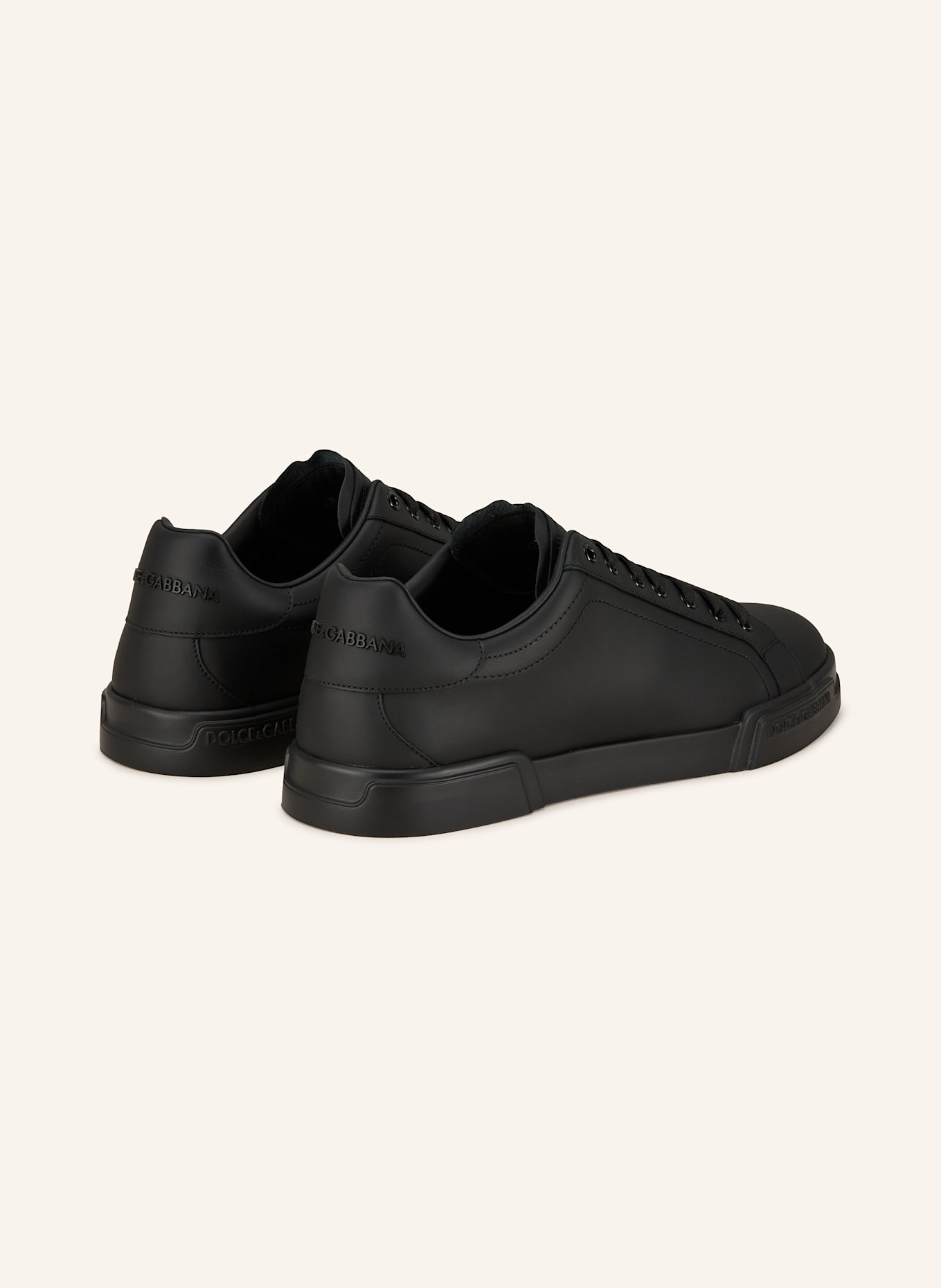 DOLCE & GABBANA Sneakersy PORTOFINO: ČERNÁ