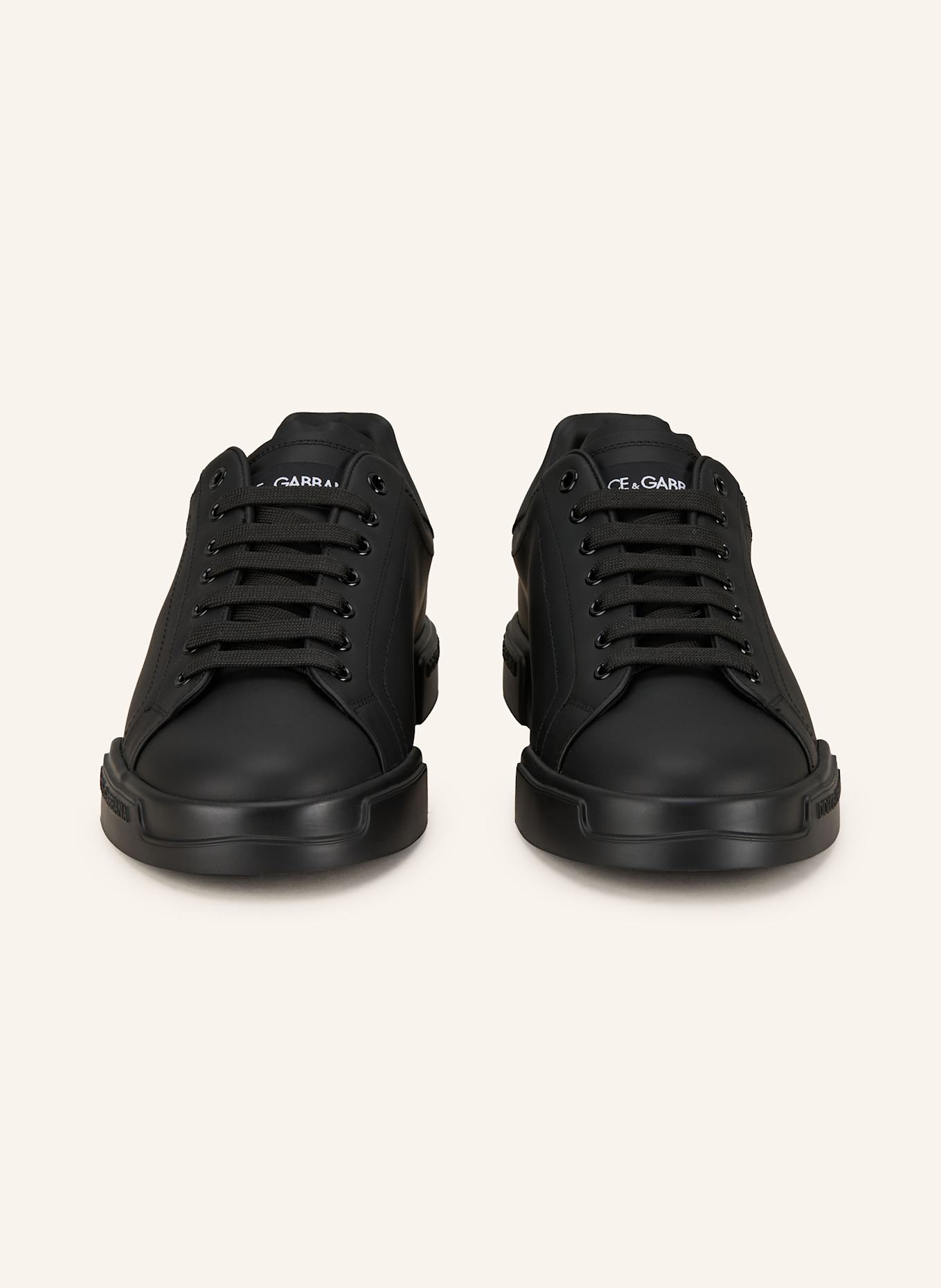 DOLCE & GABBANA Sneakersy PORTOFINO: ČERNÁ