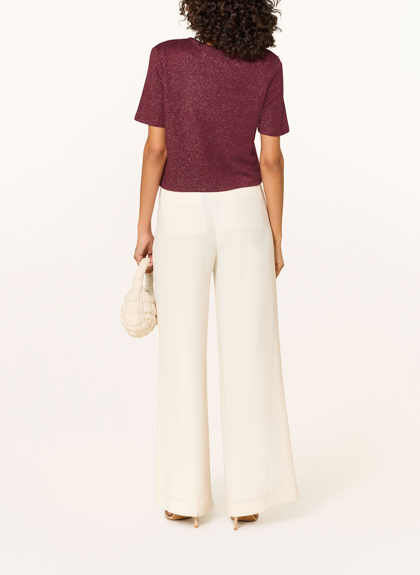 CARTOON Strickjacke mit Glitzergarn: FUCHSIA