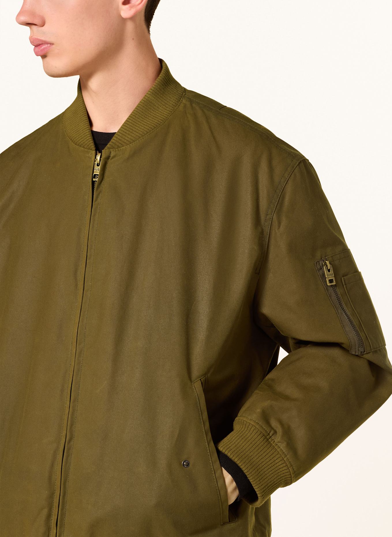 HUGO Blouson BAZER: KHAKI