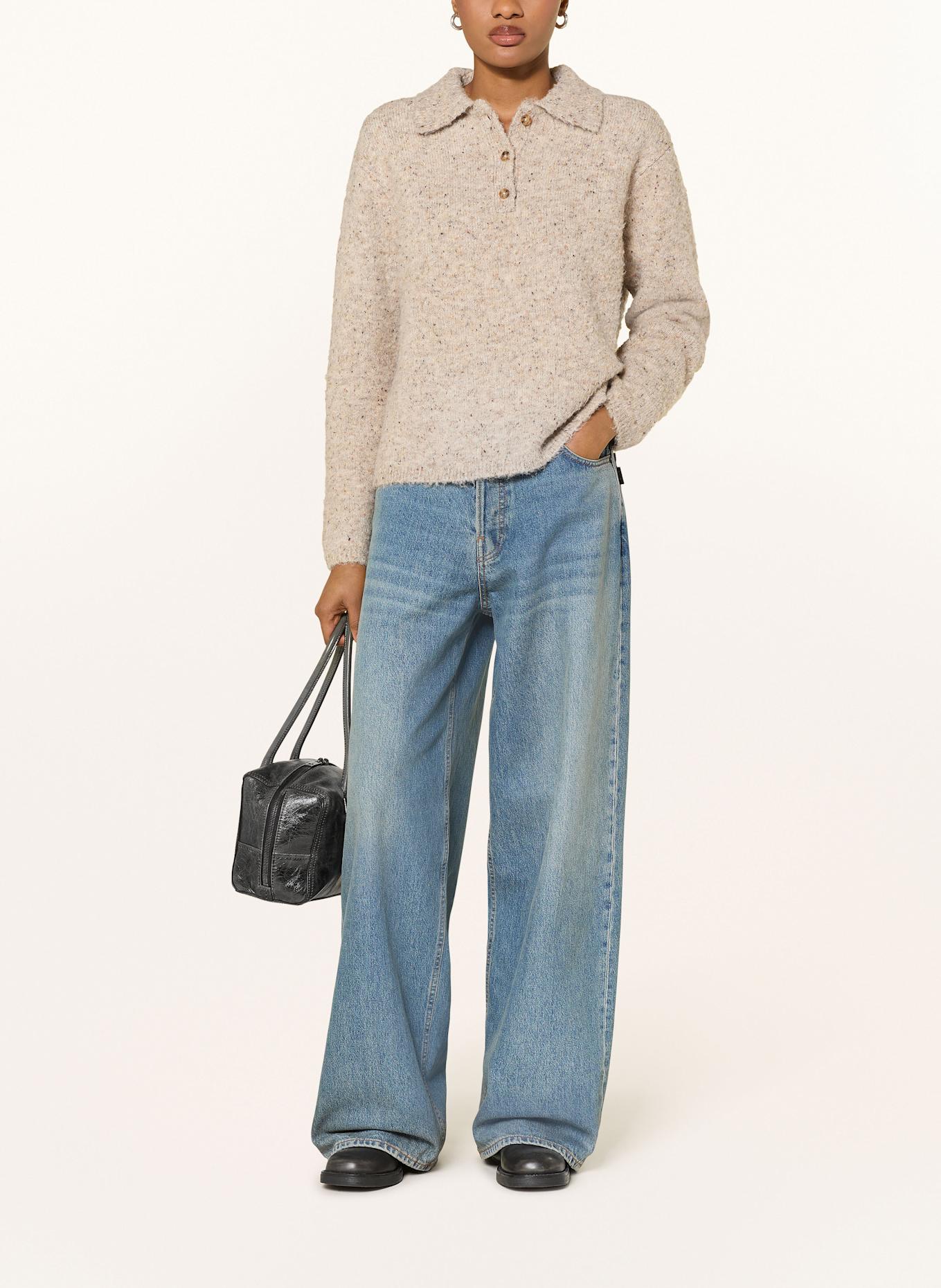 MRS & HUGS Half-zip sweater: Orange Label Polo Shirt