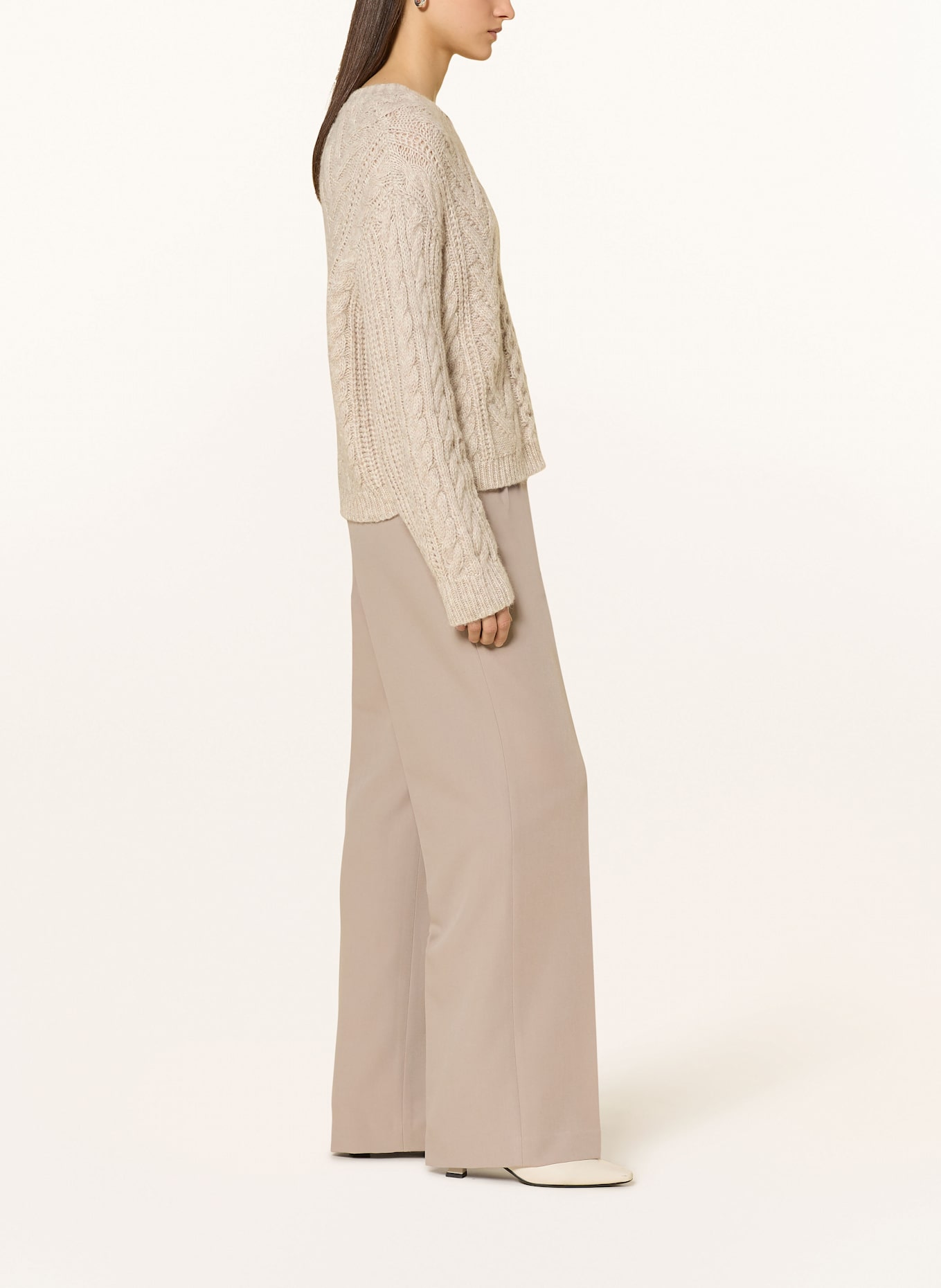 MRS & HUGS Trousers: BEIGE