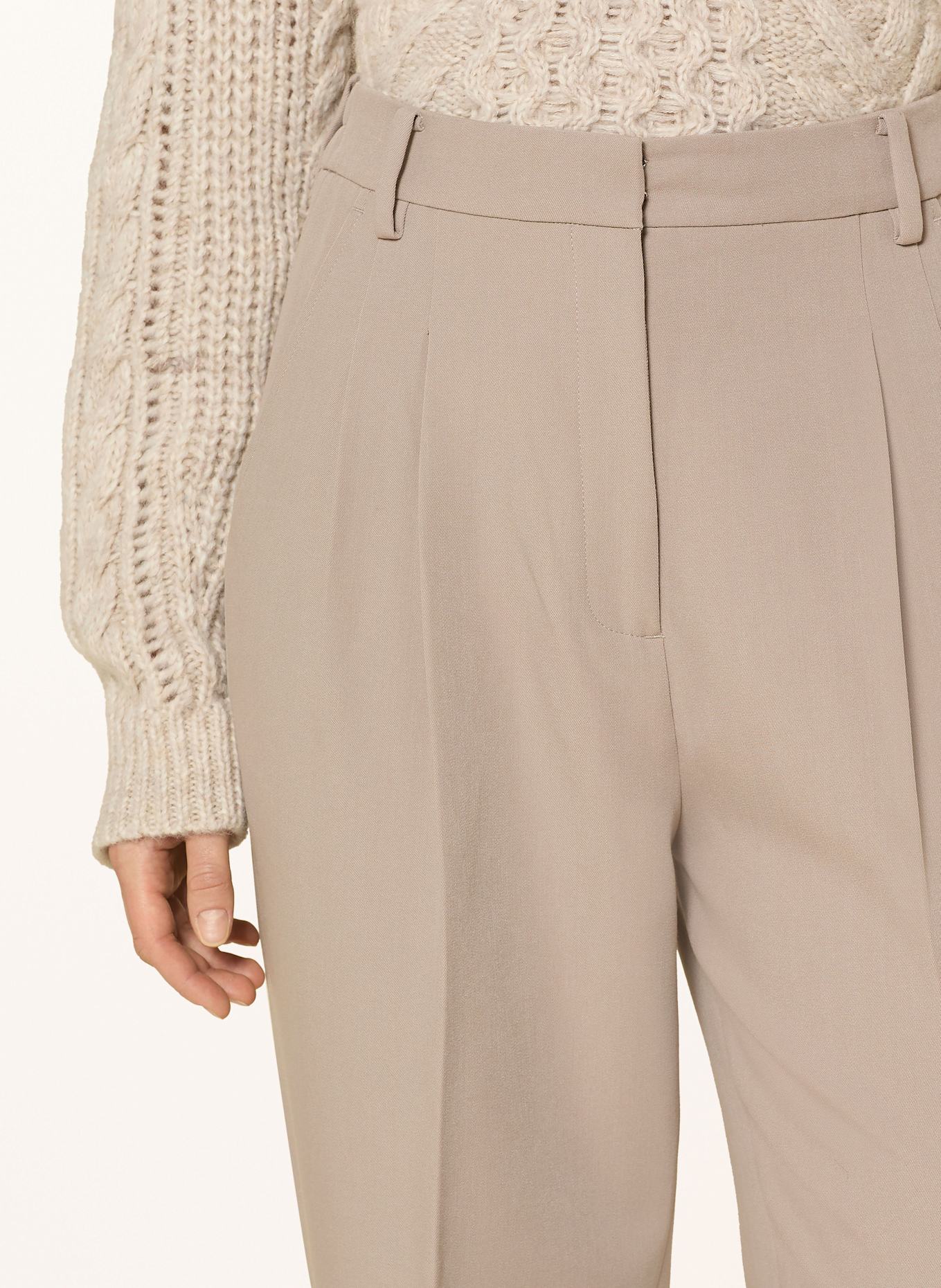 MRS & HUGS Trousers: BEIGE