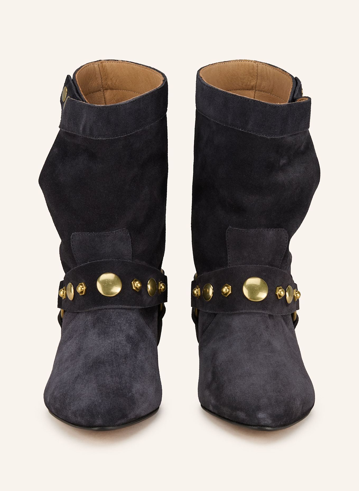 ISABEL MARANT Stiefeletten STANIA mit Nieten: SCHWARZ