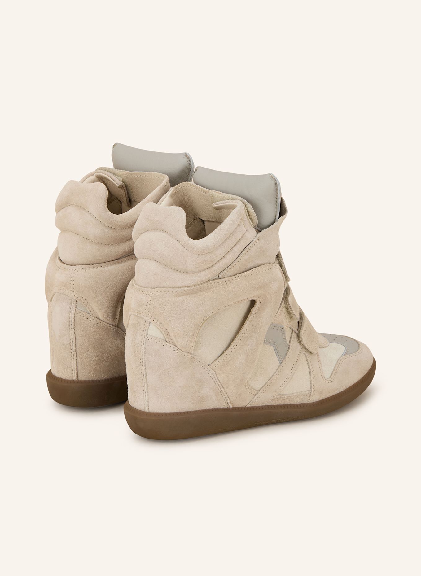 ISABEL MARANT Hightop-Sneaker BEKETT: ECRU/ HELLGRAU