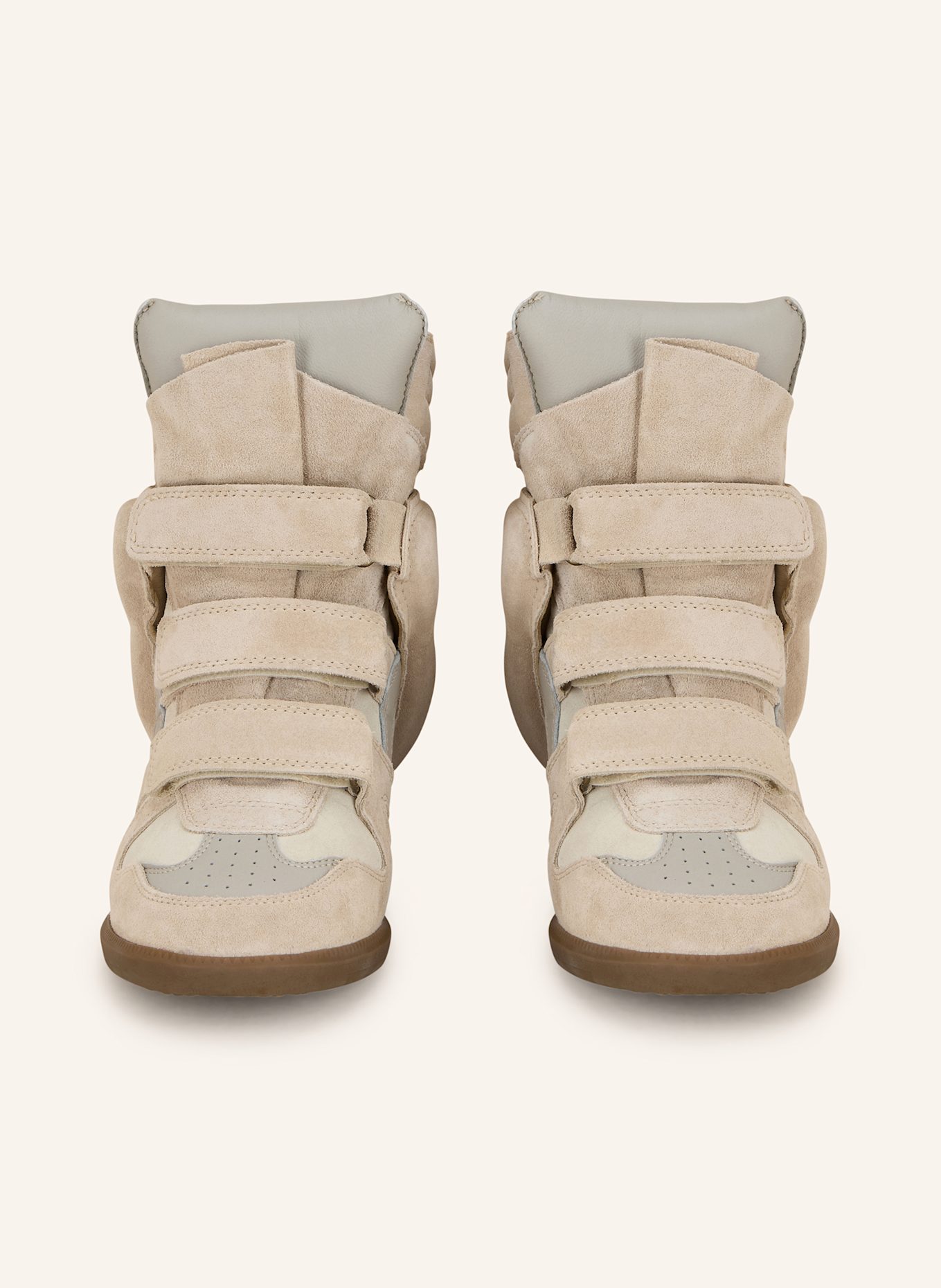 ISABEL MARANT Hightop-Sneaker BEKETT: ECRU/ HELLGRAU