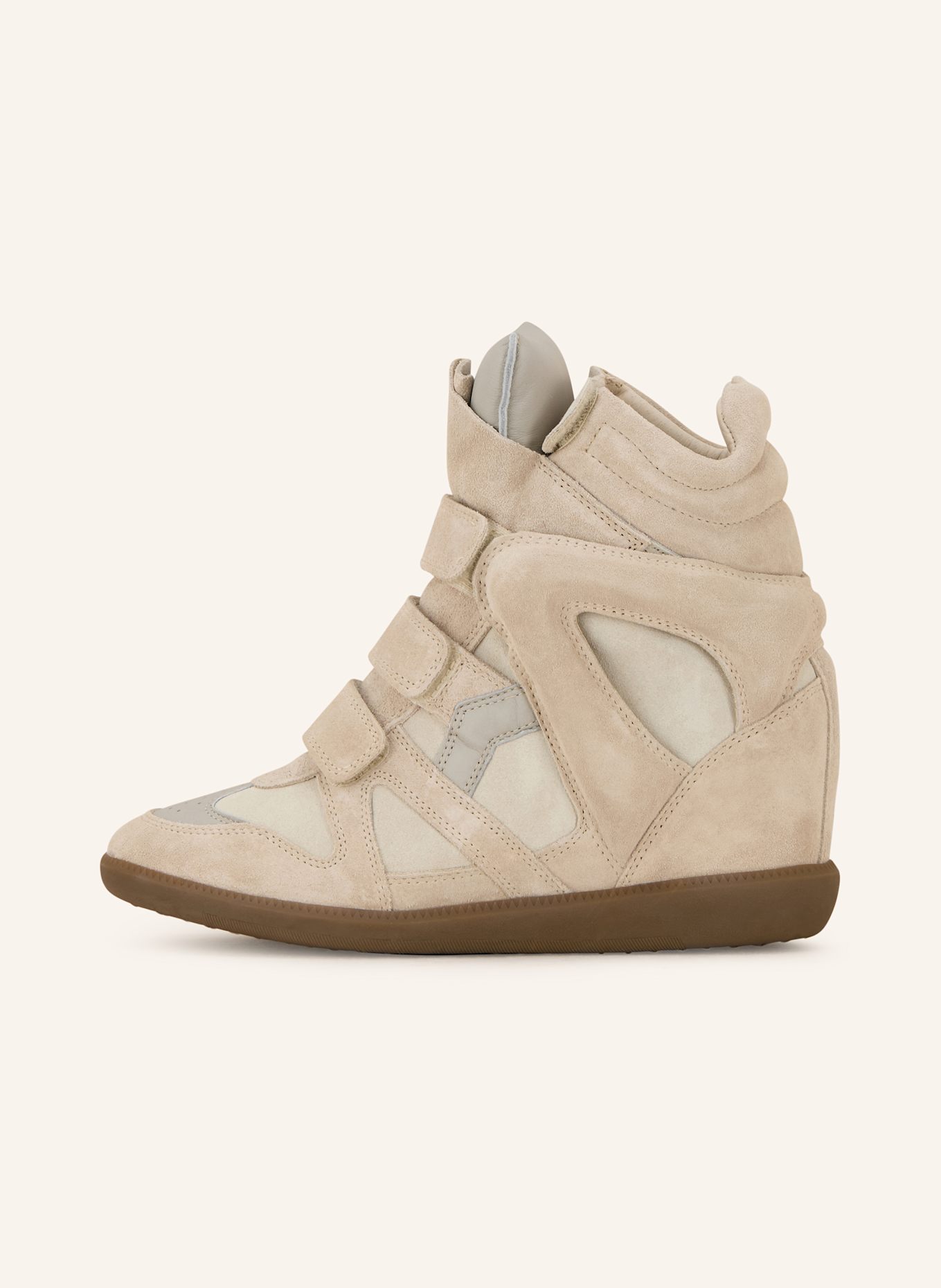 ISABEL MARANT Hightop-Sneaker BEKETT: ECRU/ HELLGRAU