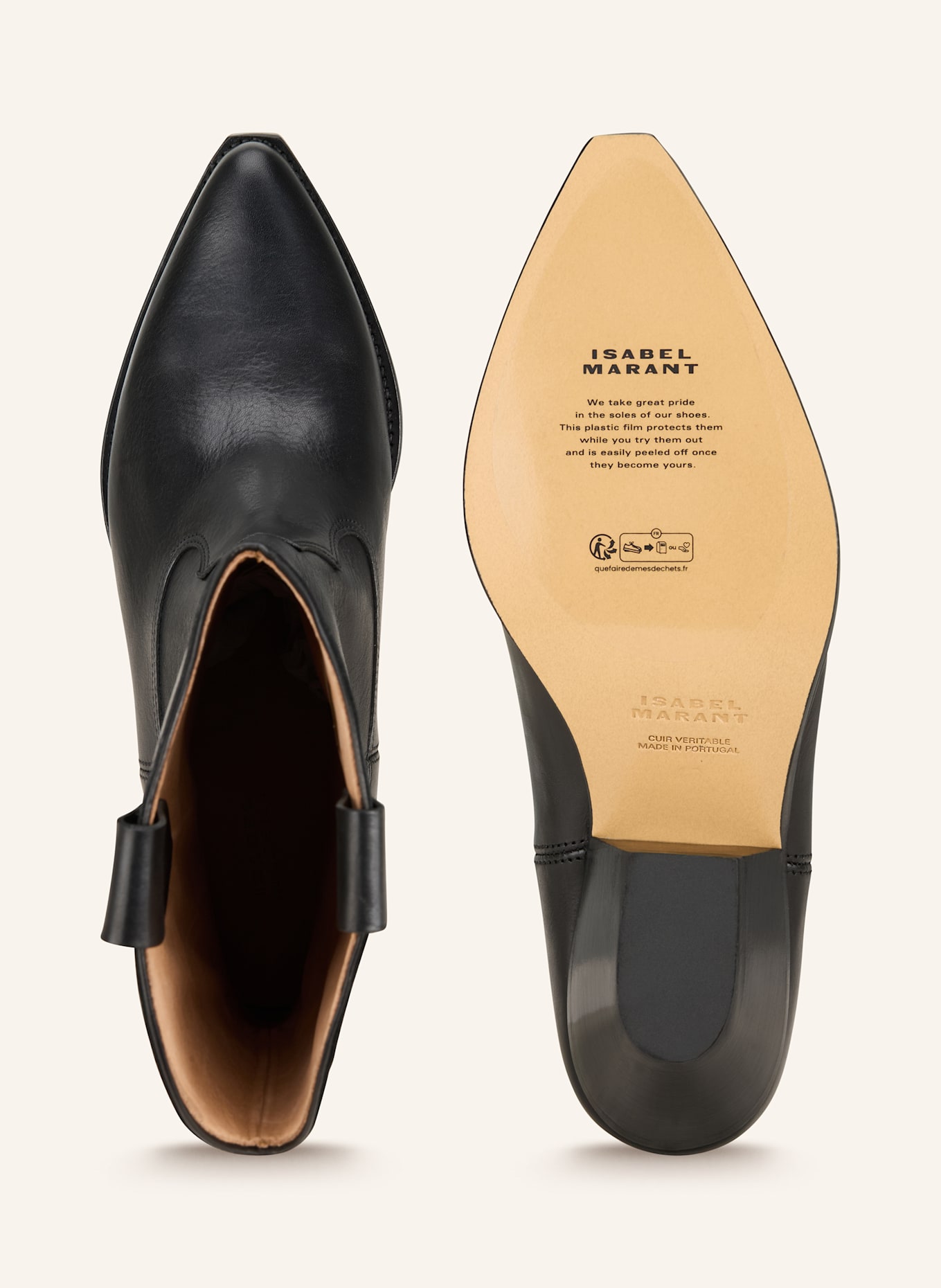 ISABEL MARANT Cowboy-Boots DUERTO: SCHWARZ