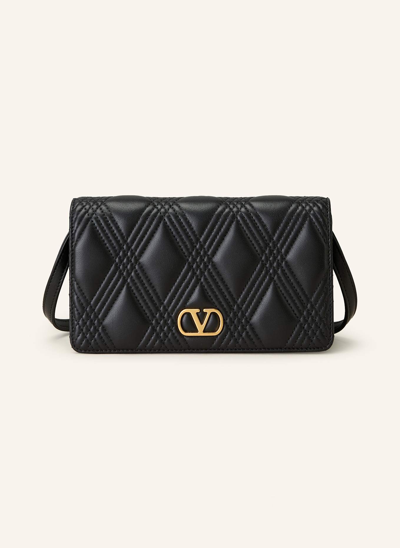 VALENTINO GARAVANI Umhängetasche QUILTIE 67: SCHWARZ