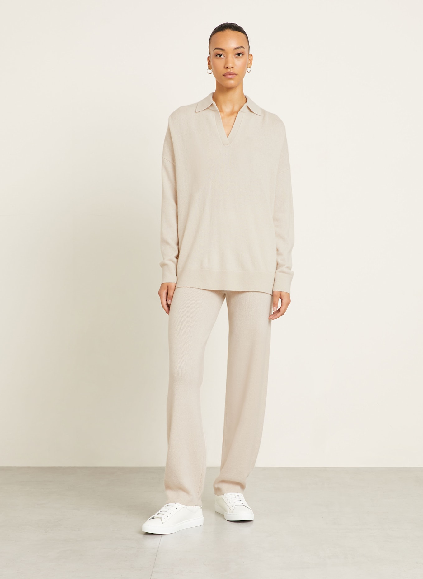 IRIS von ARNIM Pull en cachemire RORY: MARRON CLAIR