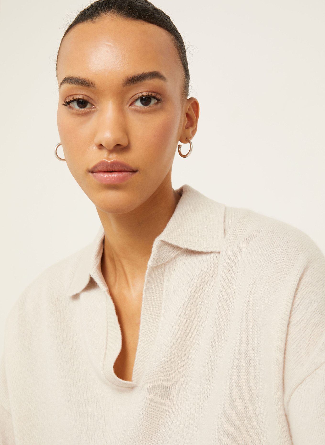 IRIS von ARNIM Pull en cachemire RORY: MARRON CLAIR