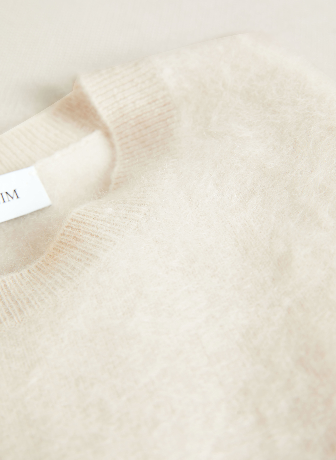 IRIS von ARNIM Strickshirt MACON aus Cashmere: CREME