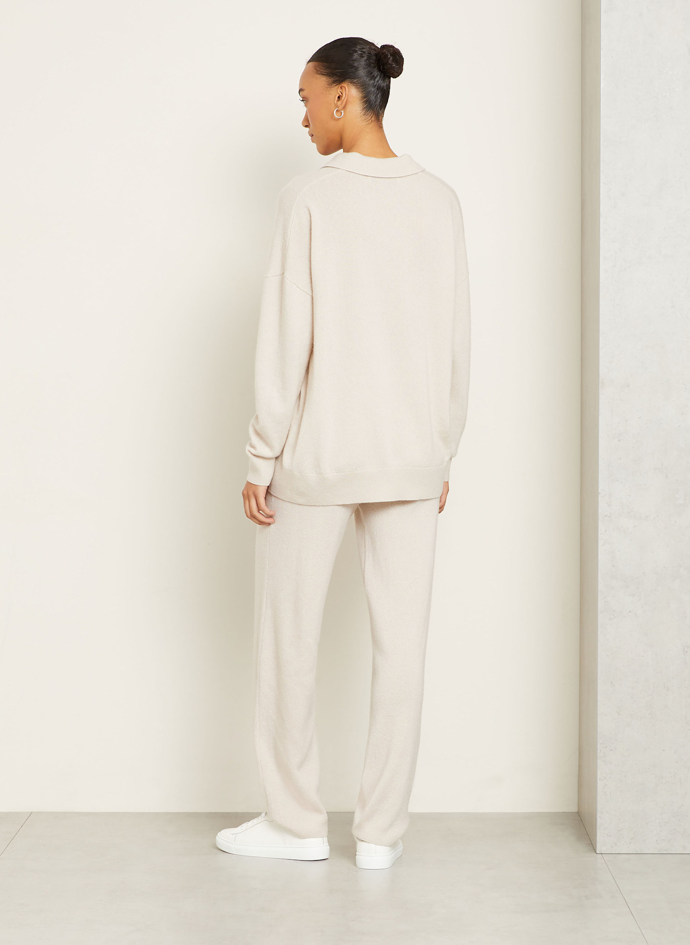 IRIS von ARNIM Strickhose ROBERTHA aus Cashmere: CREME