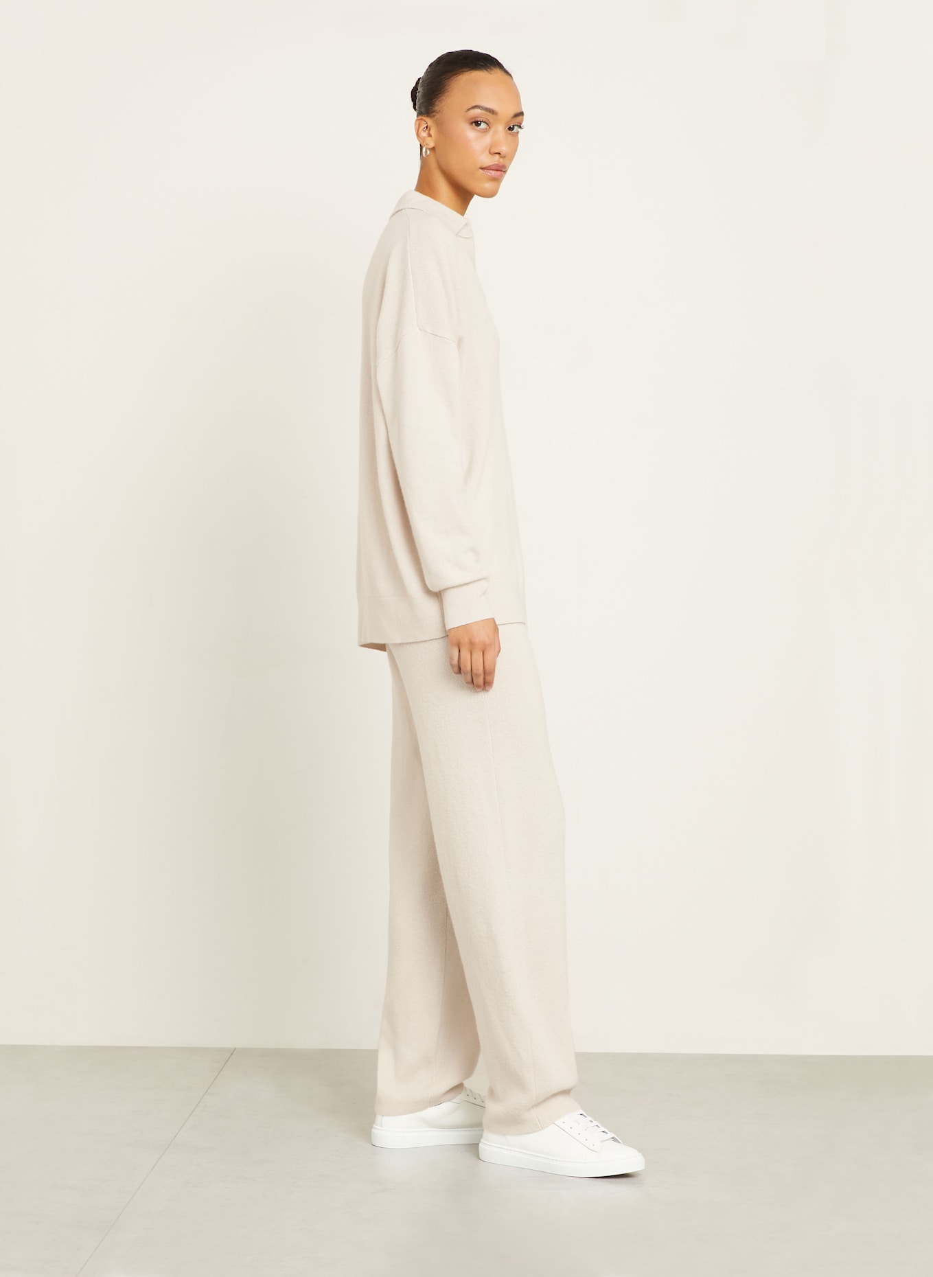 IRIS von ARNIM Strickhose ROBERTHA aus Cashmere: CREME