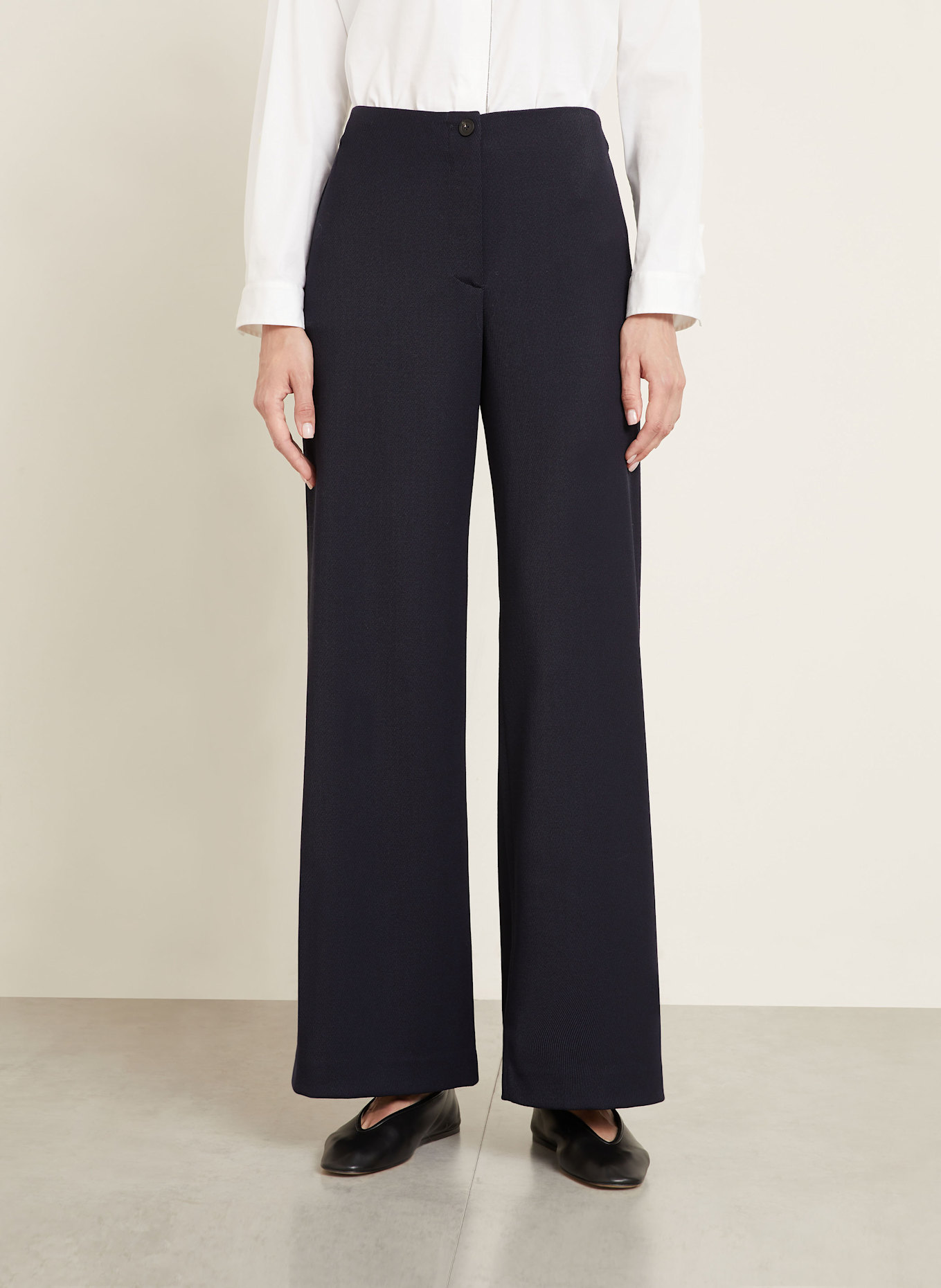 IRIS von ARNIM Marlenehose KANI: SCHWARZ