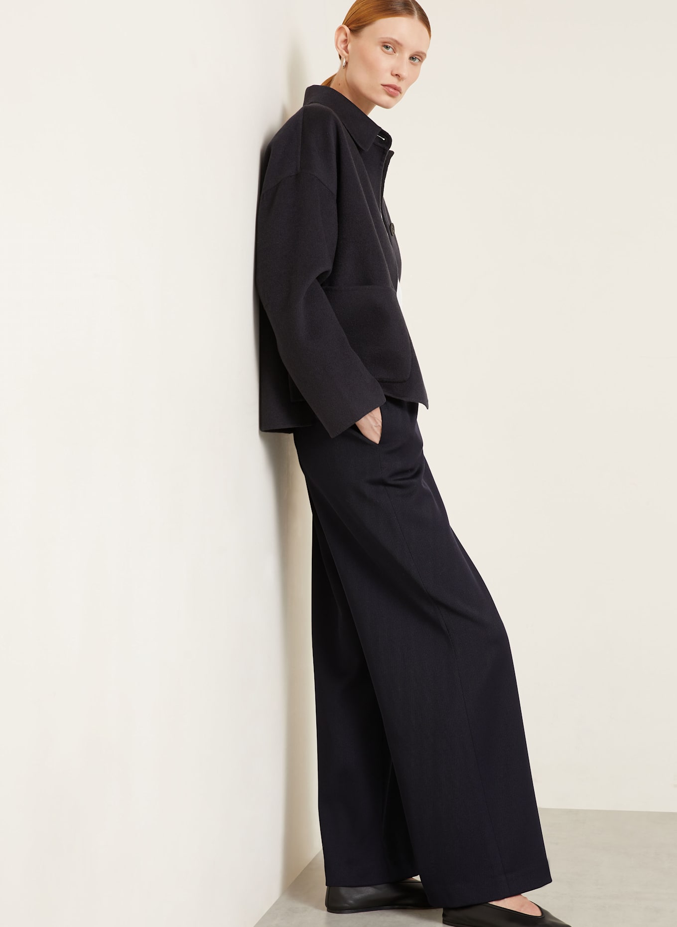 IRIS von ARNIM Marlenehose KANI: SCHWARZ