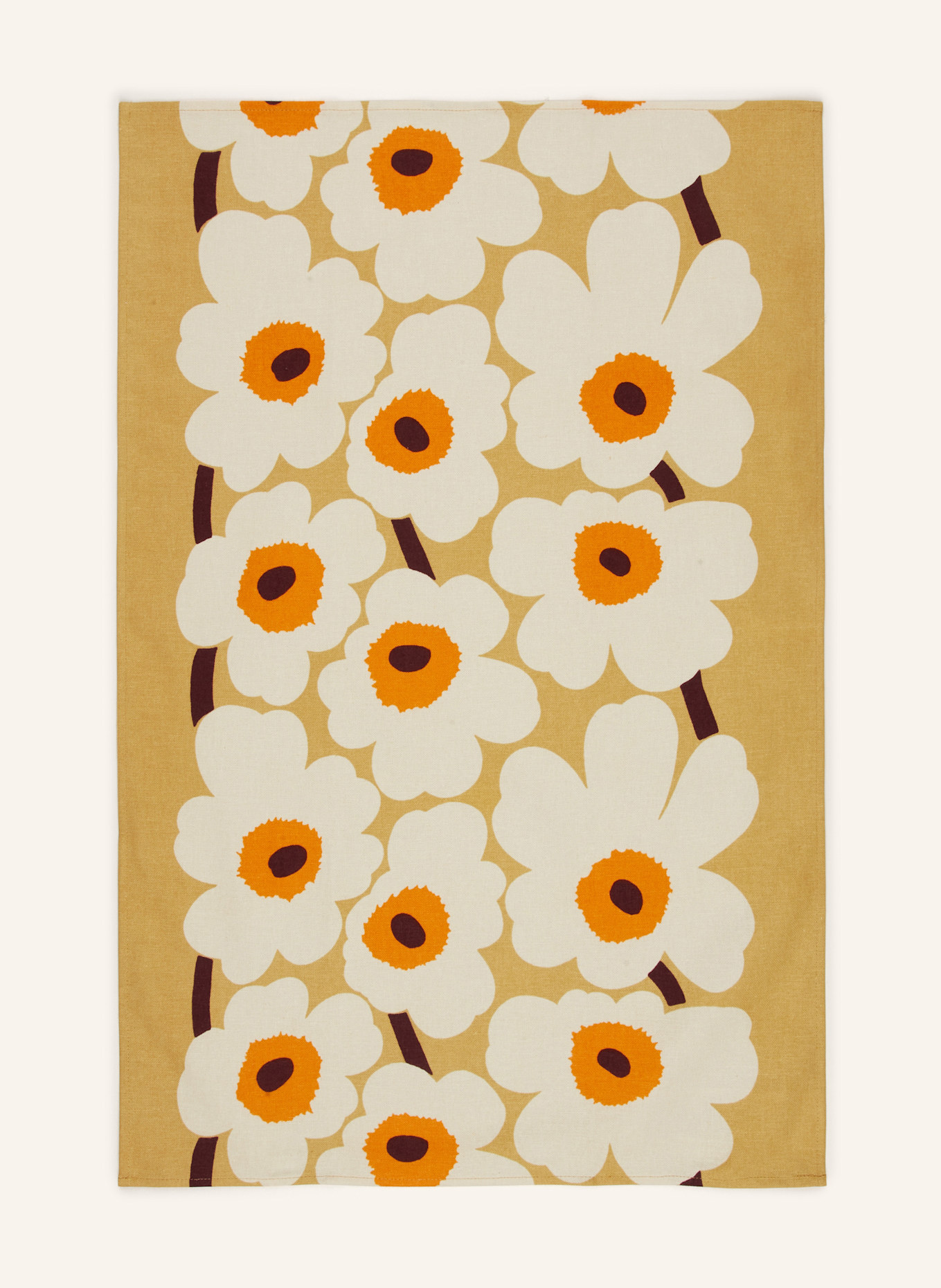 marimekko Dish towel UNIKKO: BEIGE / ECRU / ORANGE