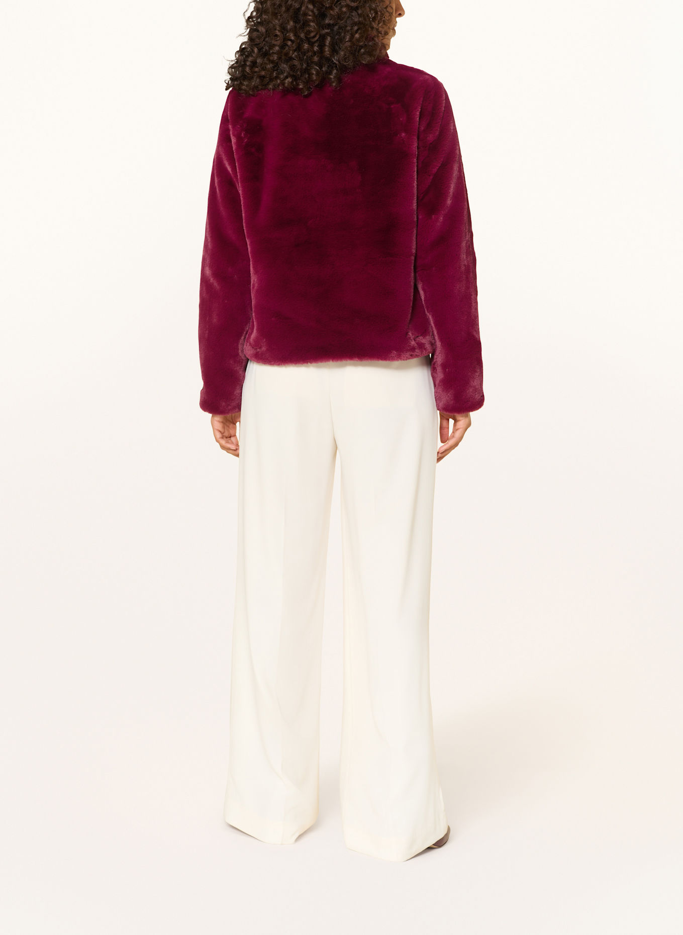 RINO & PELLE Kunstpelz-Jacke VIE: FUCHSIA