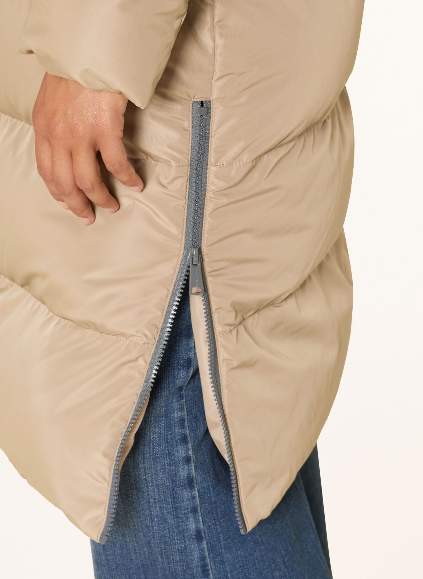 RINO & PELLE Steppmantel: TAUPE