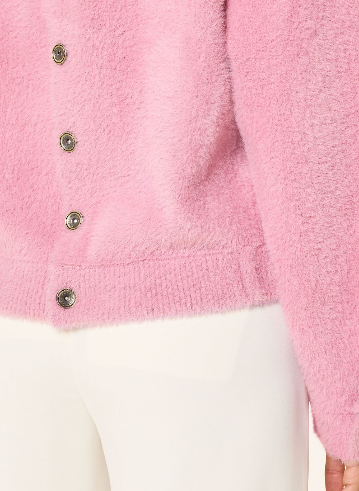 RINO & PELLE Kunstfell-Jacke BUBBLY: ROSA