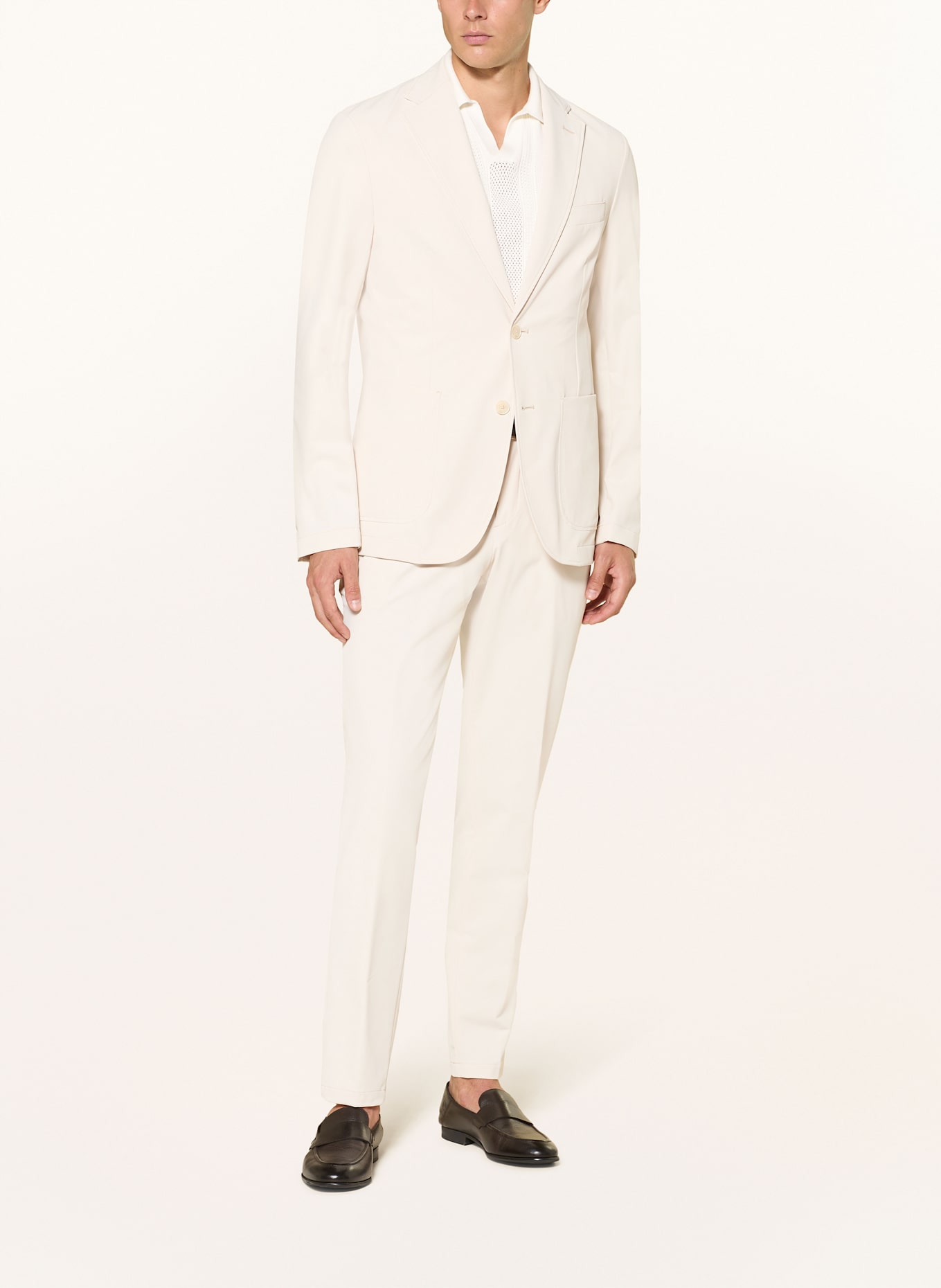 BOSS Marynarka garniturowa HANRY slim fit: 131 Open White