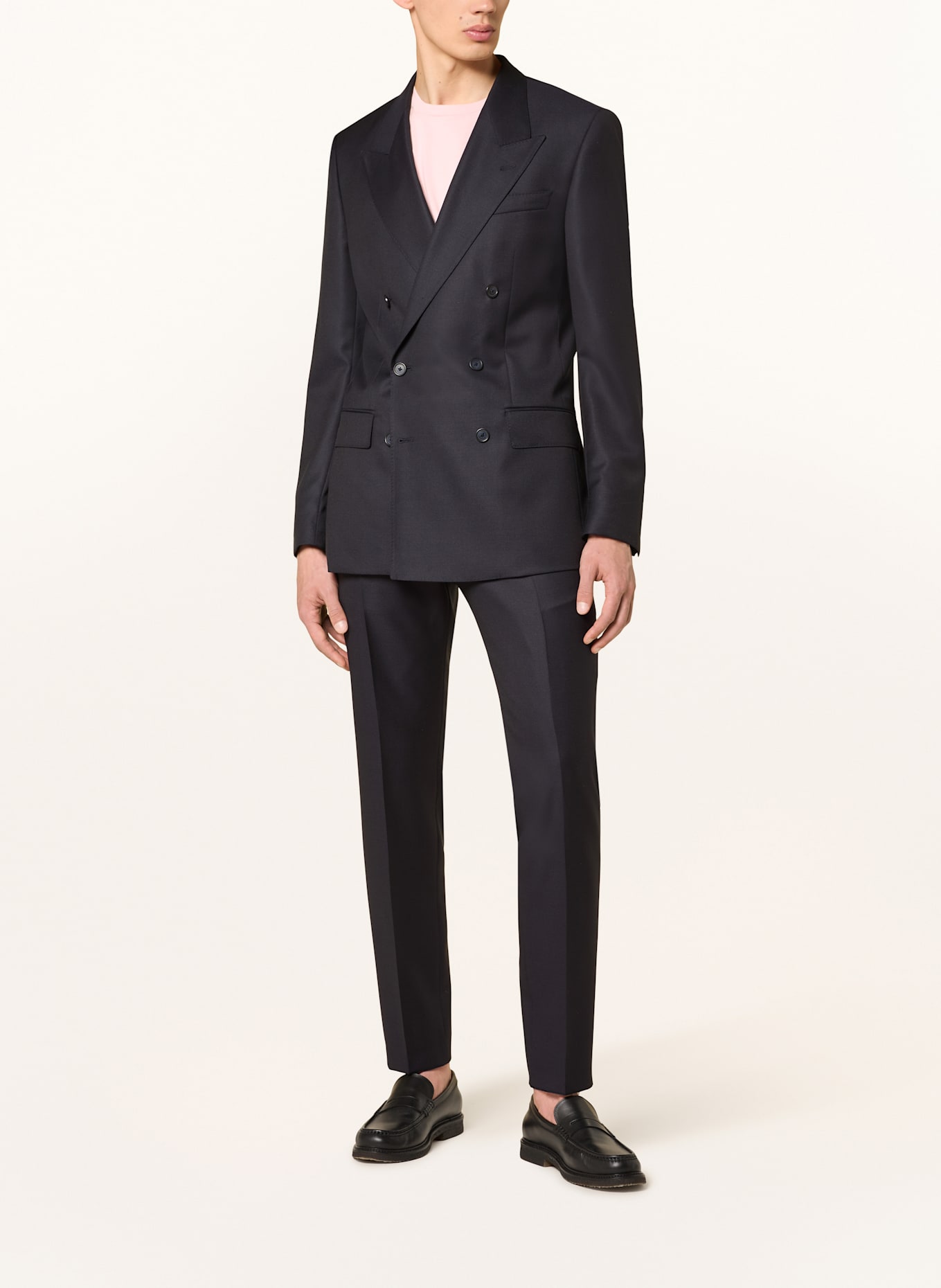 BOSS Anzug Extra Slim Fit: DUNKELBLAU