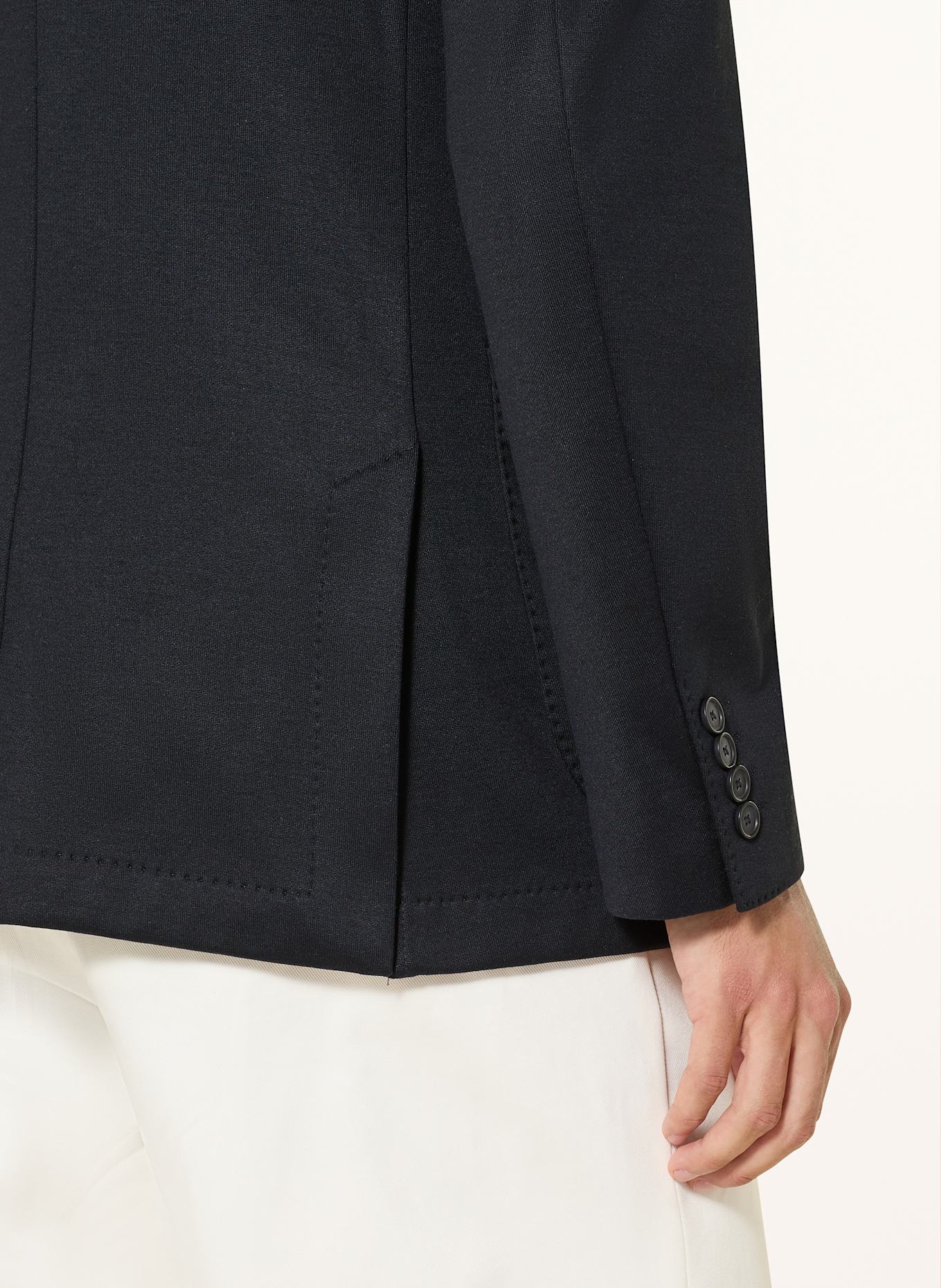 BOSS Jerseysakko Slim Fit mit Seide: 408 DARK BLUE