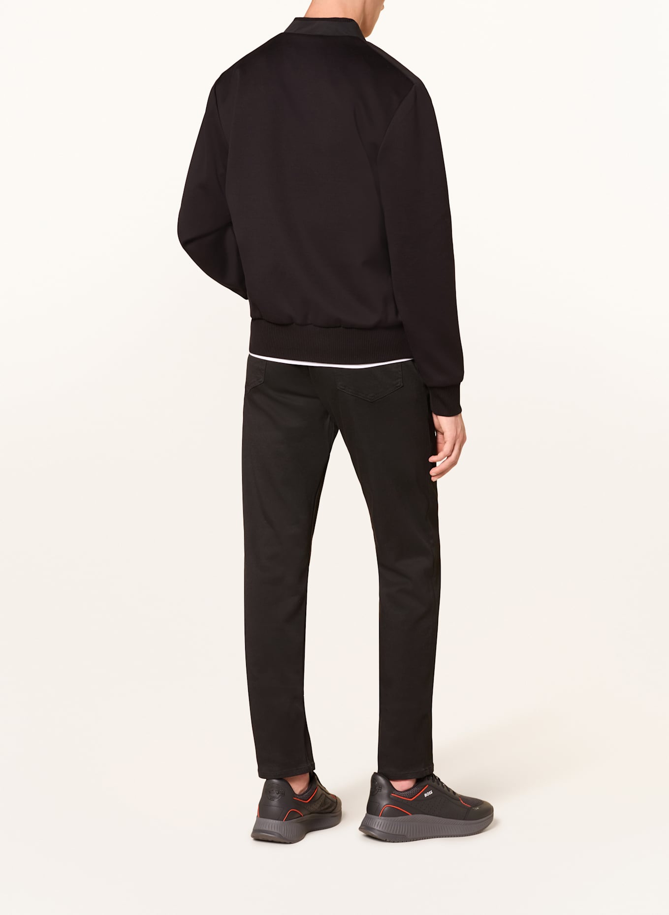 BOSS Jeans TABER Tapered Fit: SCHWARZ