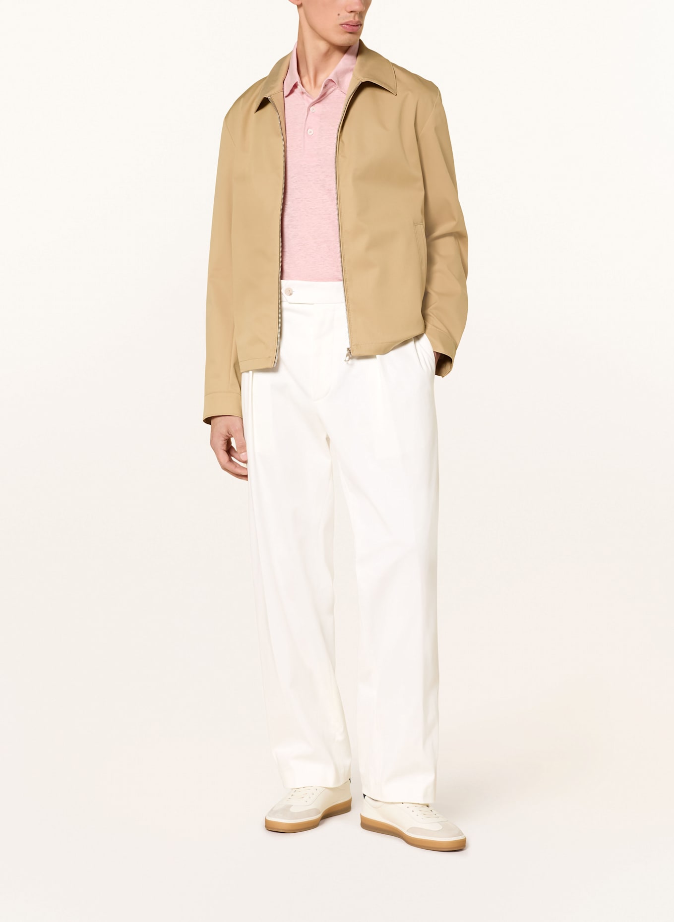 BOSS Hose Regular Fit: CREME