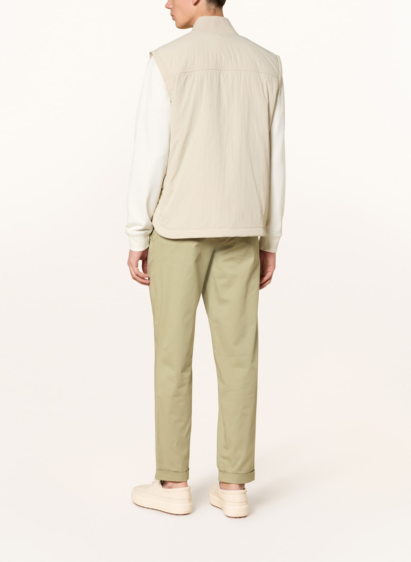 BOSS Chino TURN UP Regular Fit: OLIV
