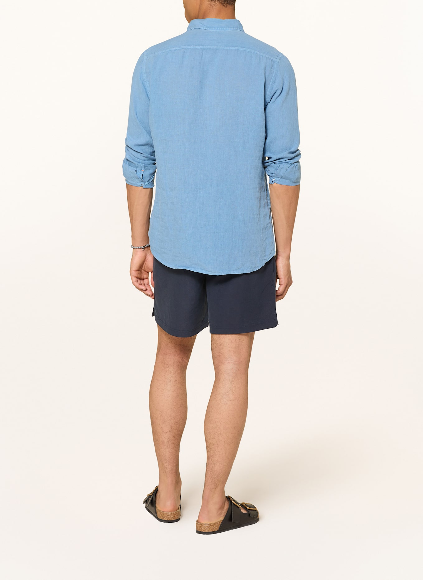 BOSS Chinoshorts SANDREW Regular Fit: DUNKELBLAU