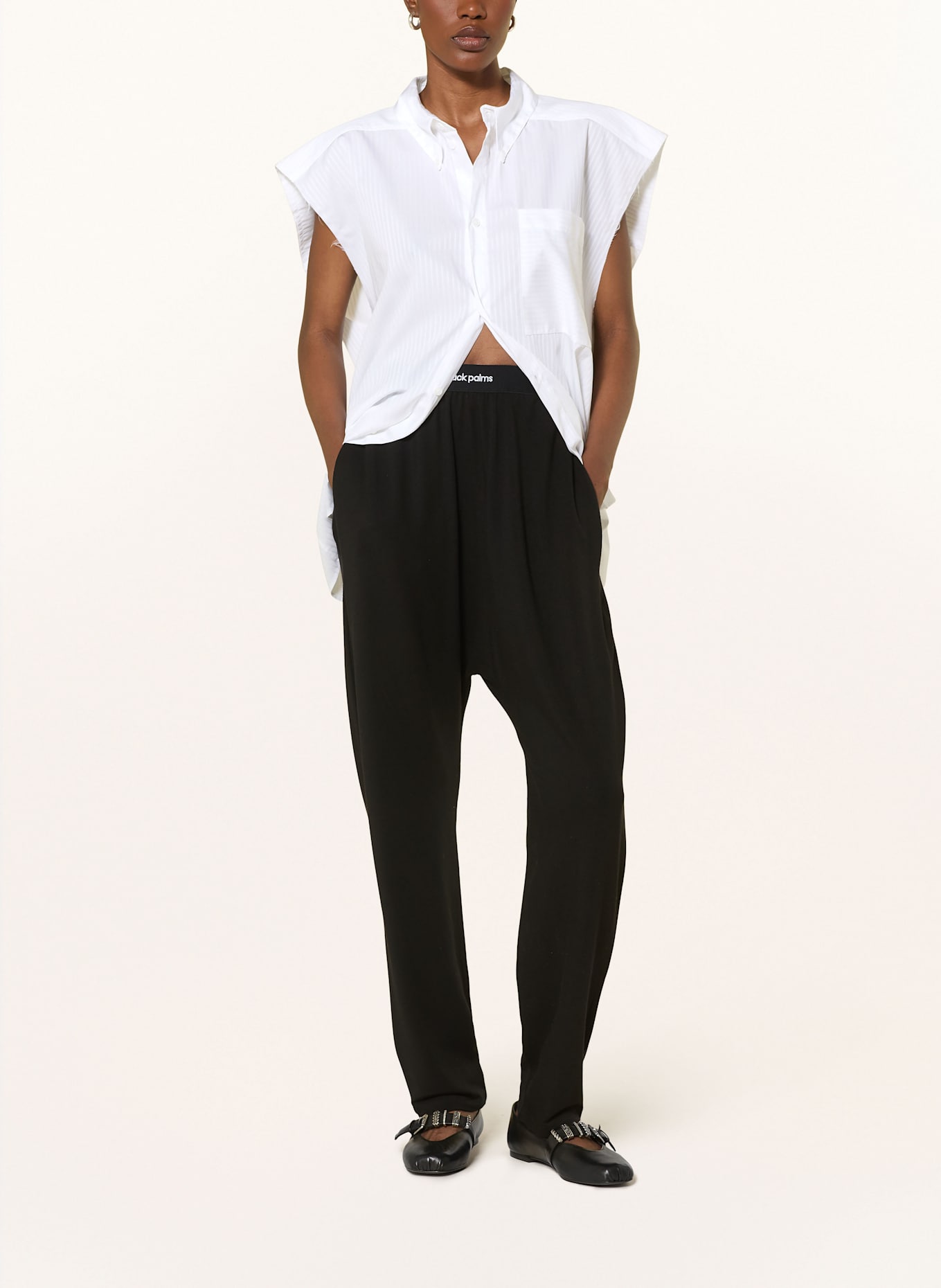 black palms Sweatpants ZUSIE: BLACK