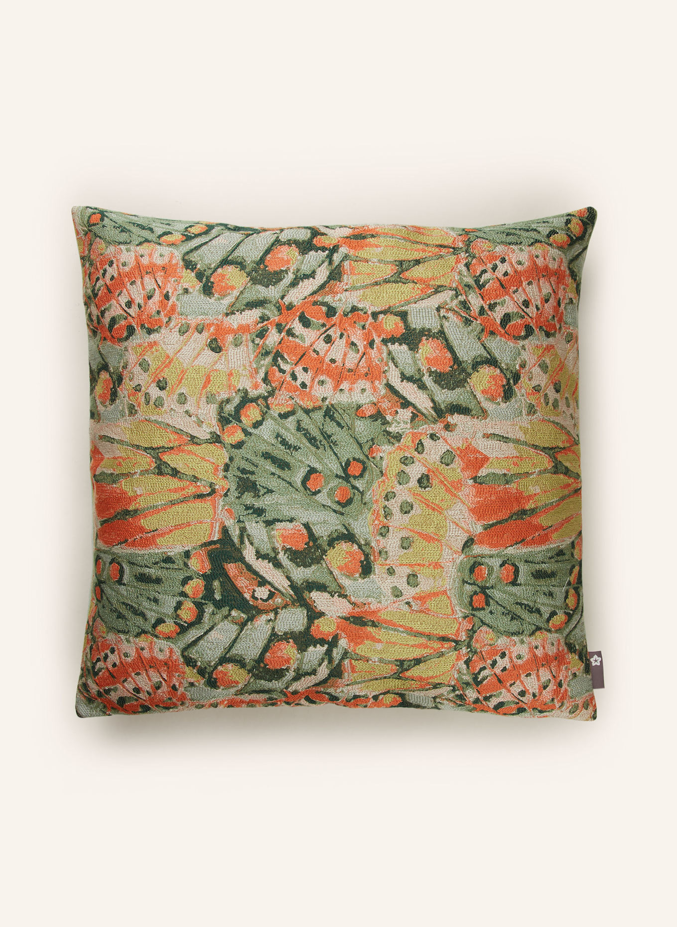 pichler Kissenhülle ELIF: MINT / ORANGE / GELB