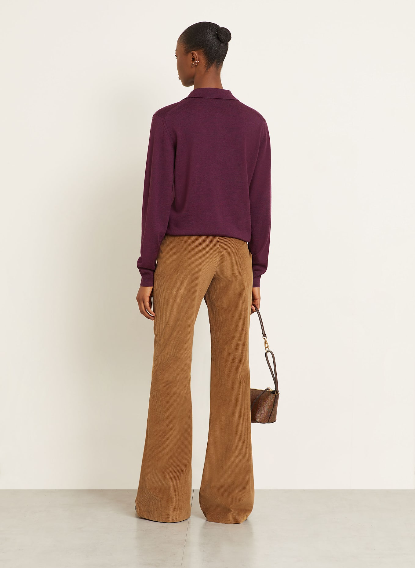 ETRO Koszulka polo z dzianiny: CIEMNOCZERWONY