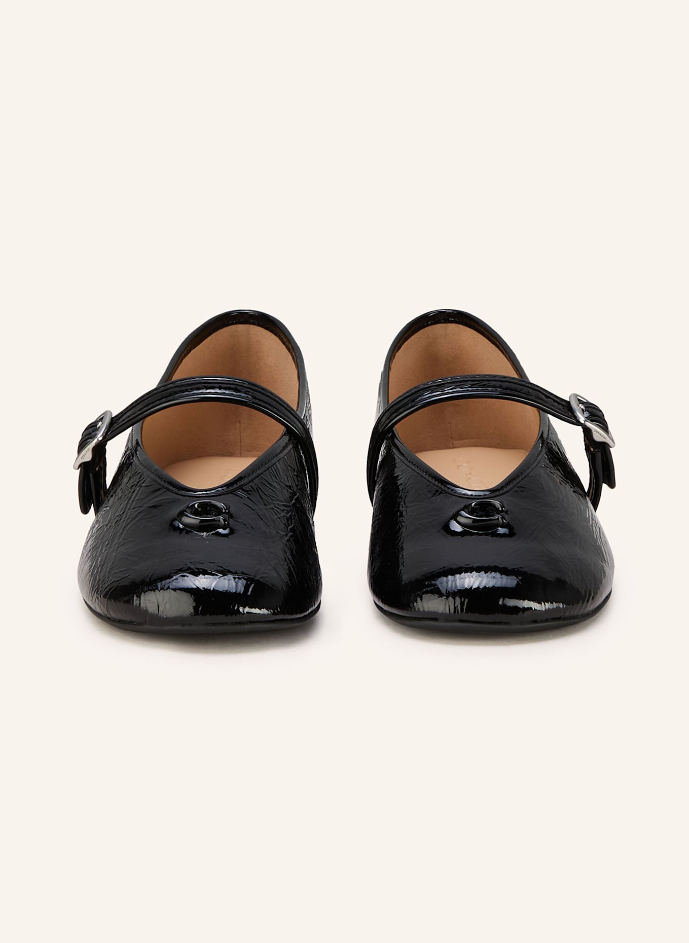 COACH Mary-Jane-Ballerinas: SCHWARZ