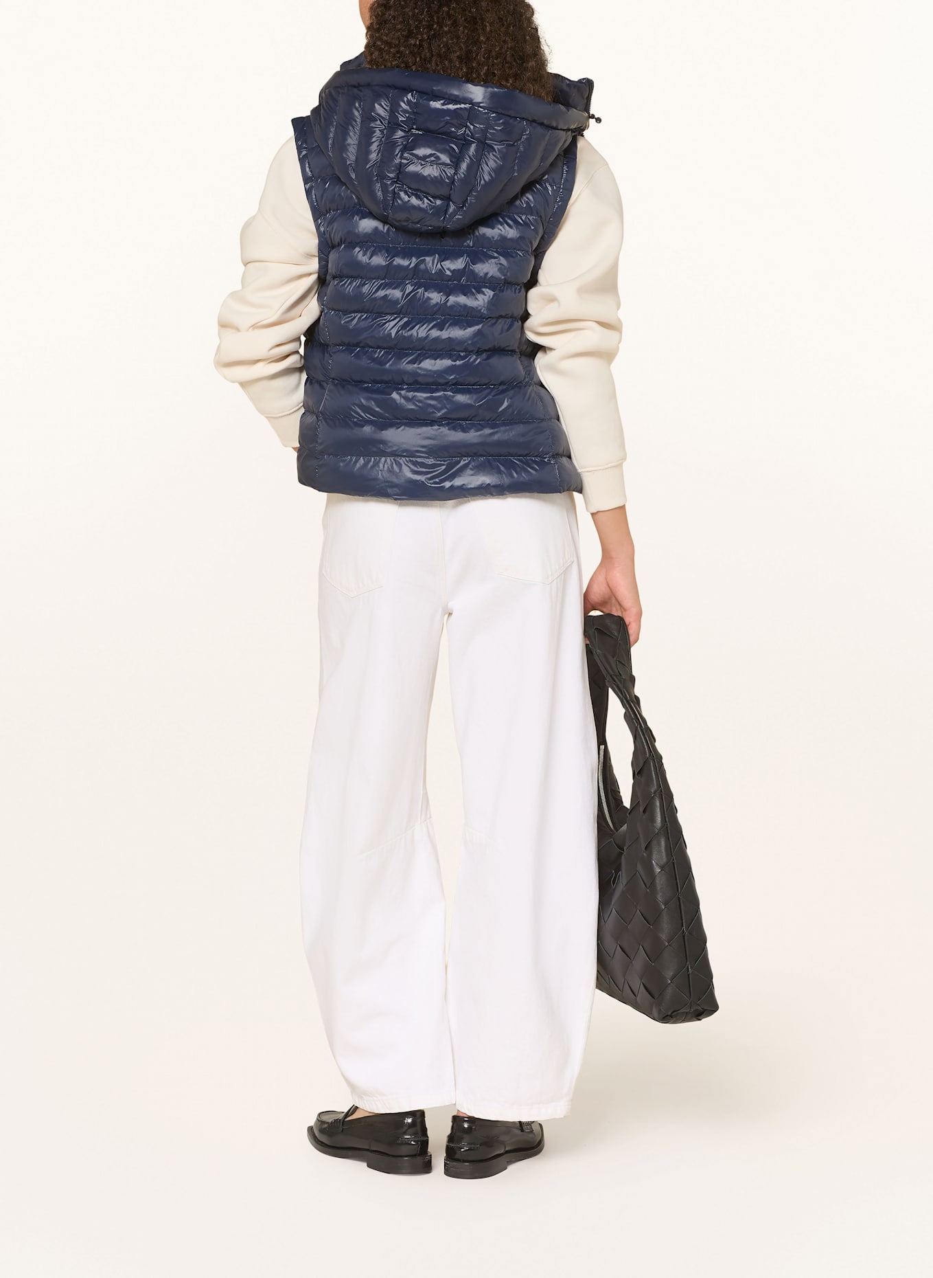 TOMMY HILFIGER Steppweste mit abnehmbarer Kapuze: DUNKELBLAU