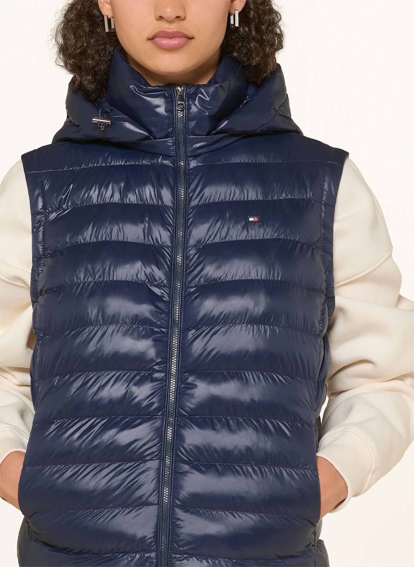 TOMMY HILFIGER Steppweste mit abnehmbarer Kapuze: DUNKELBLAU