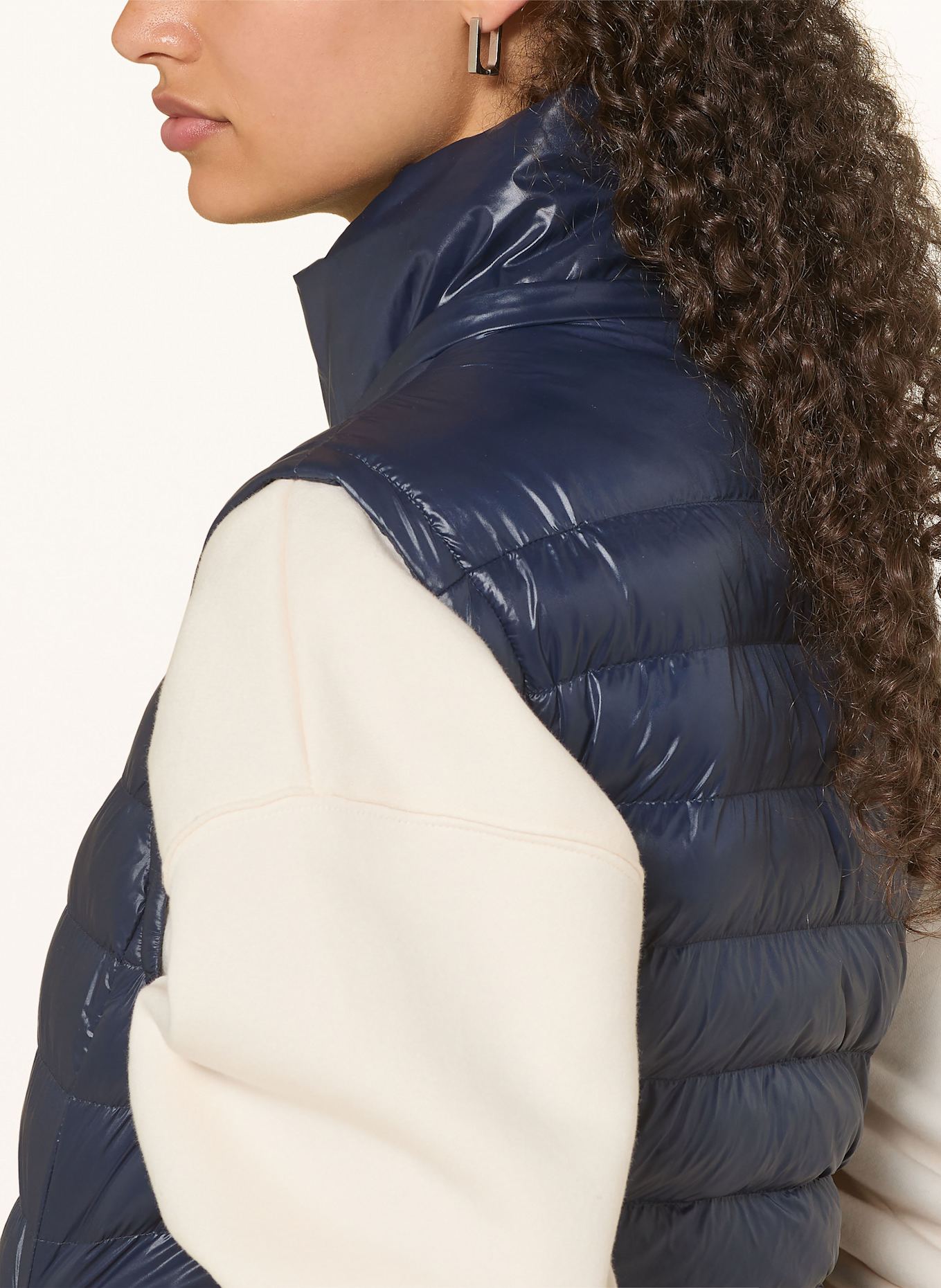 TOMMY HILFIGER Steppweste mit abnehmbarer Kapuze: DUNKELBLAU