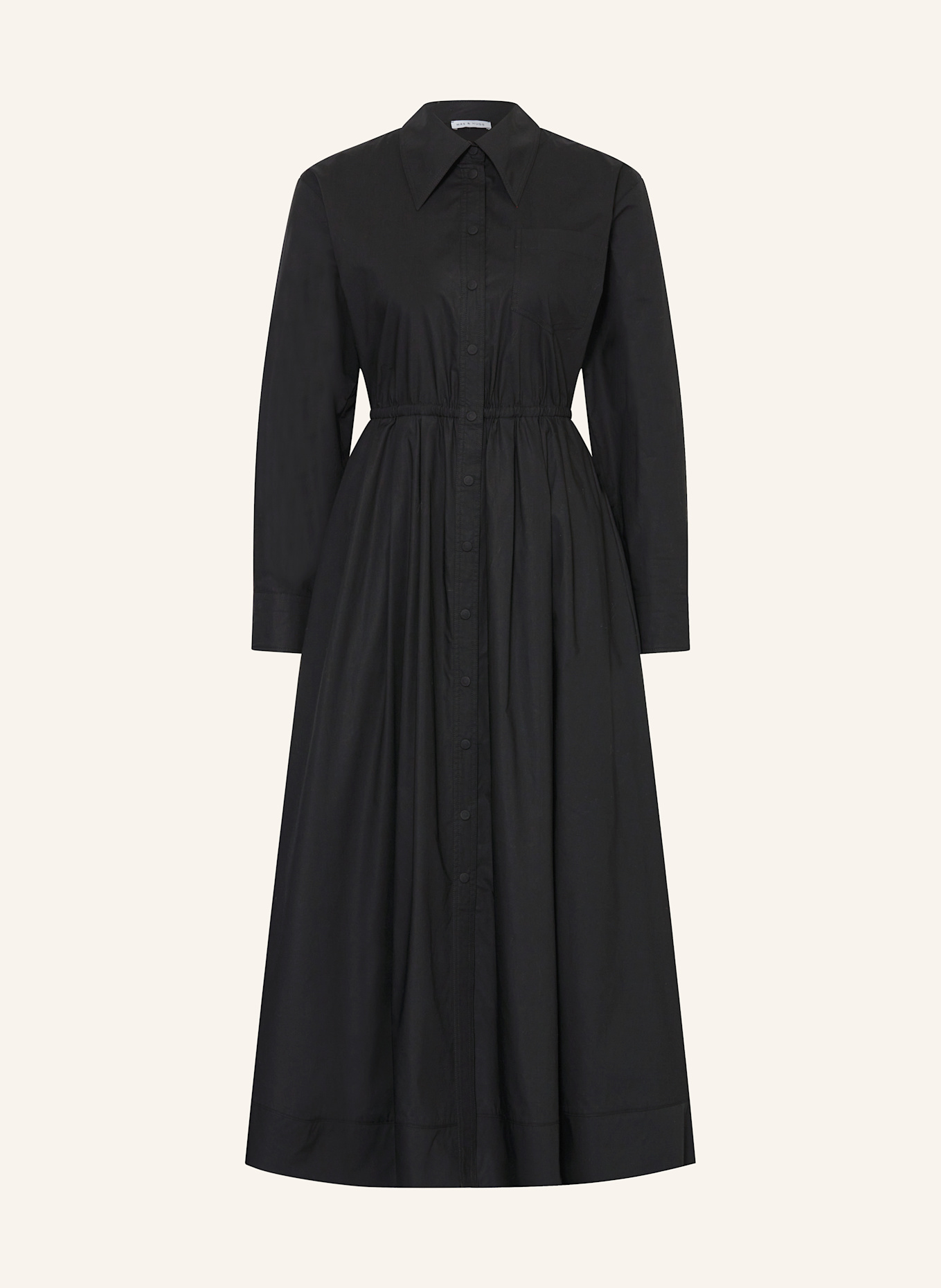 MRS & HUGS Hemdblusenkleid: SCHWARZ