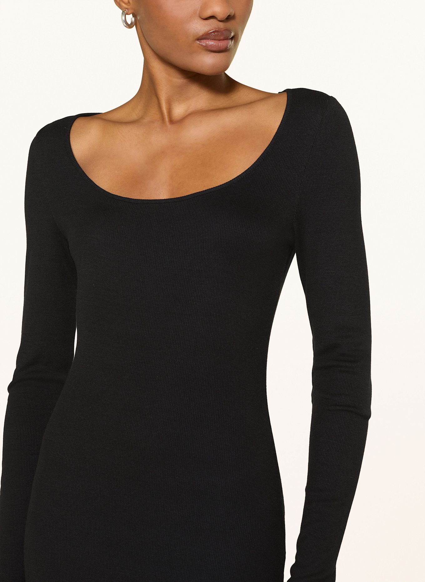 MRS & HUGS Jersey dress: BLACK