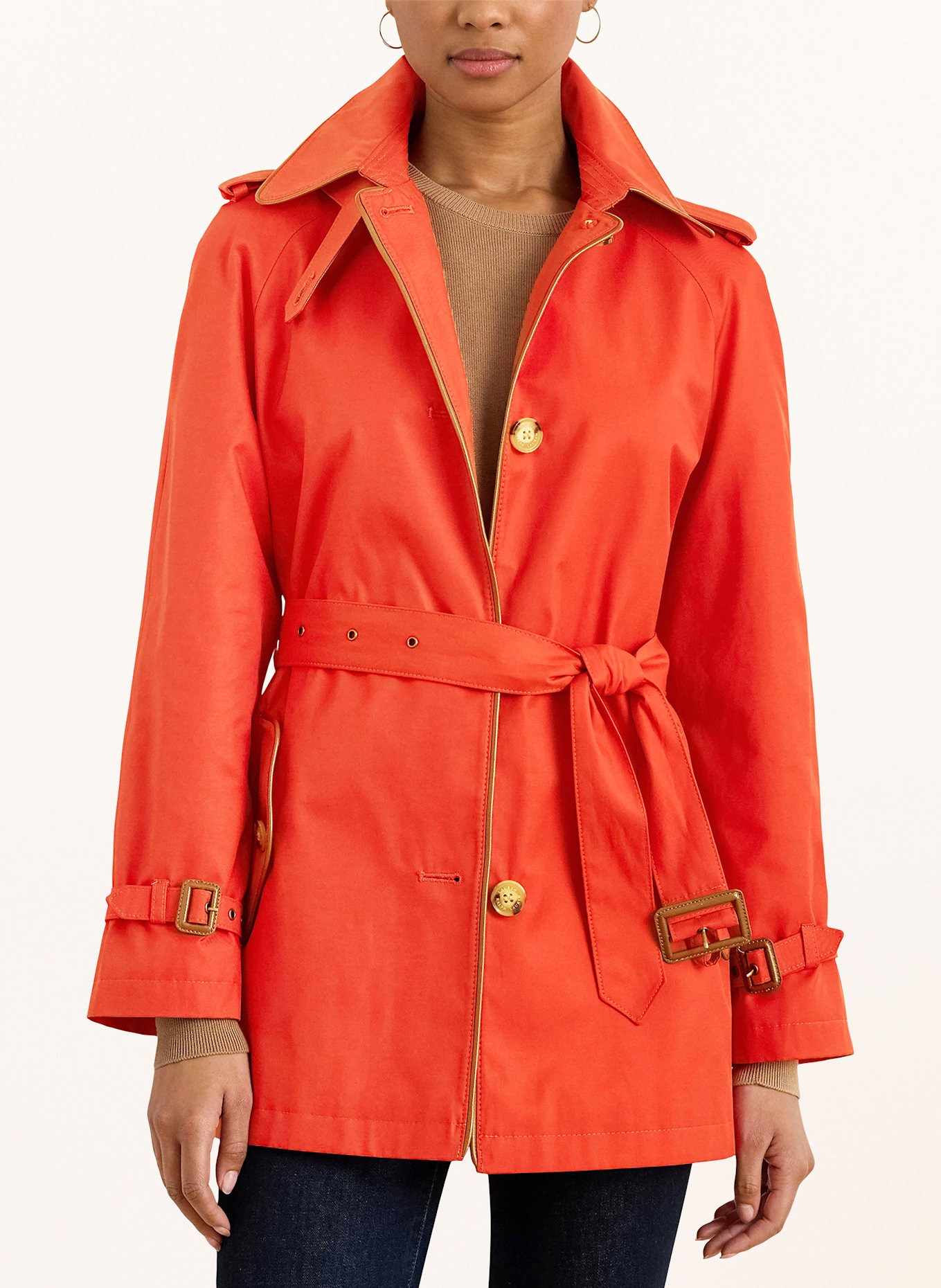 LAUREN RALPH LAUREN Trenchcoat: ROT