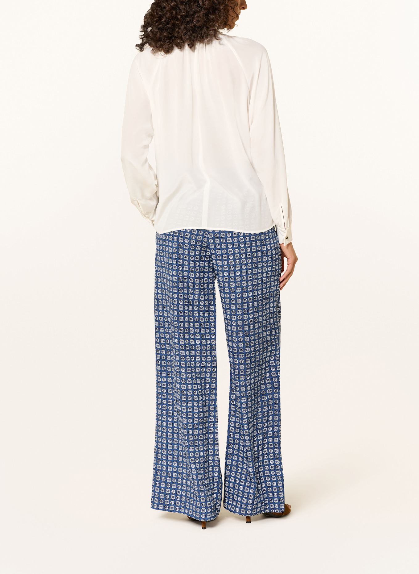 LAUREN RALPH LAUREN Hose: BLAU / WEISS / DUNKELBLAU