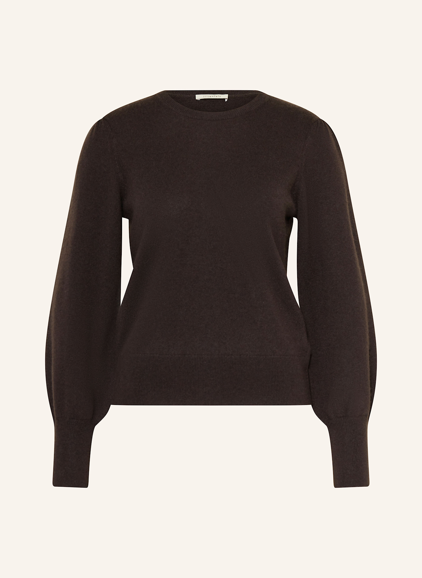 lilienfels Cashmere-Pullover: DUNKELBRAUN