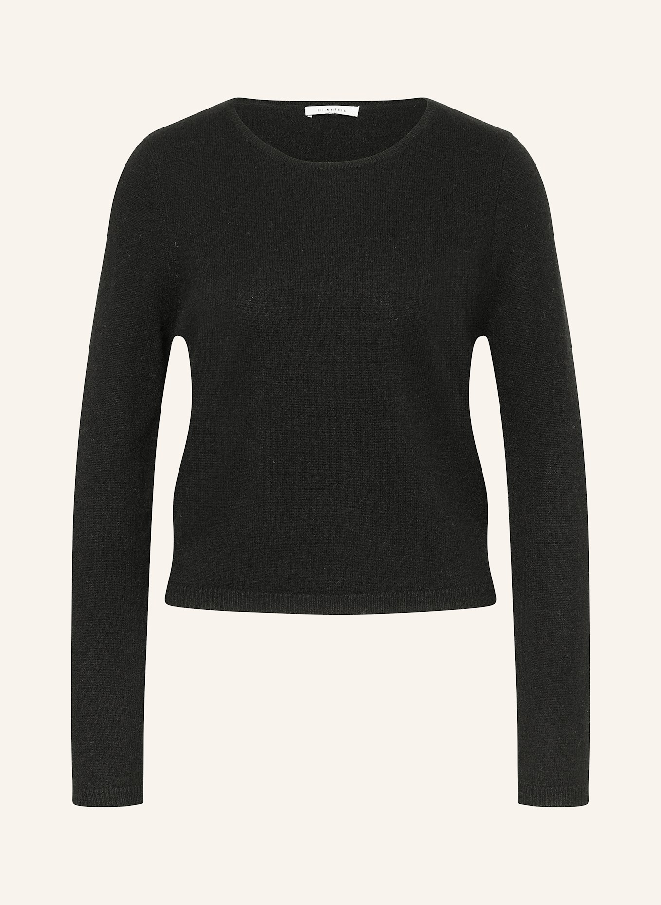 lilienfels Cashmere-Pullover: SCHWARZ