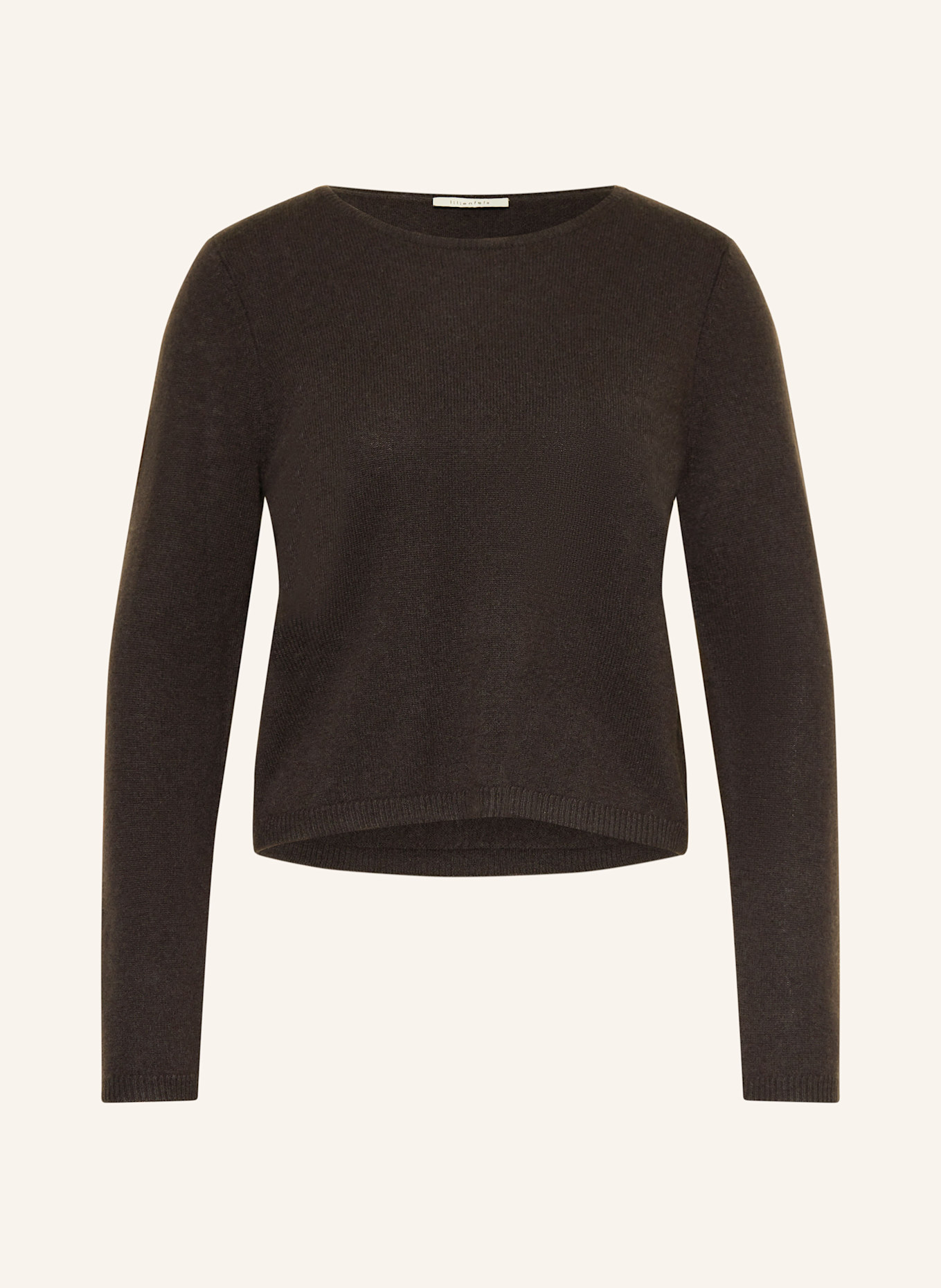 lilienfels Cashmere-Pullover: DUNKELBRAUN