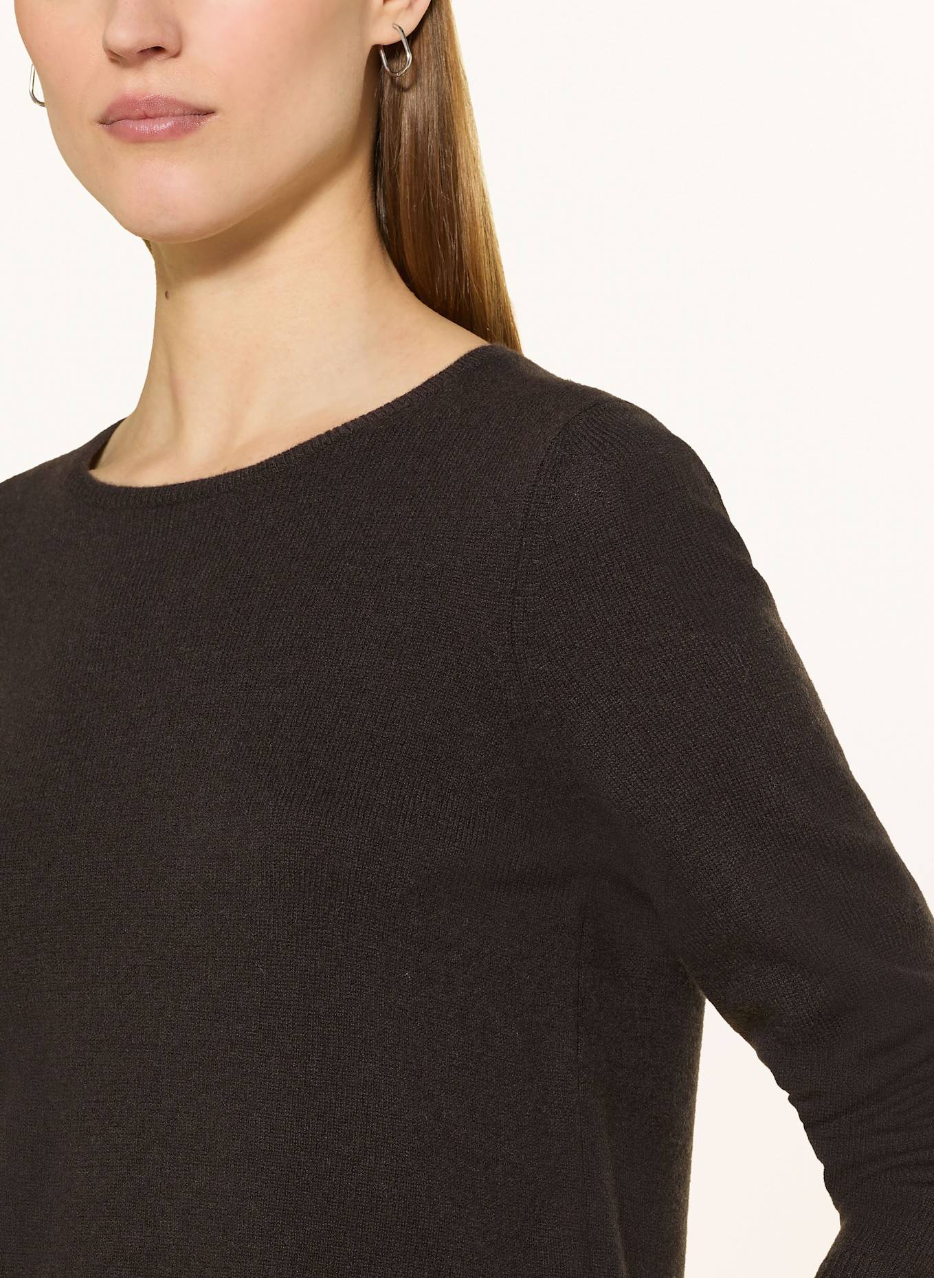 lilienfels Cashmere-Pullover: DUNKELBRAUN
