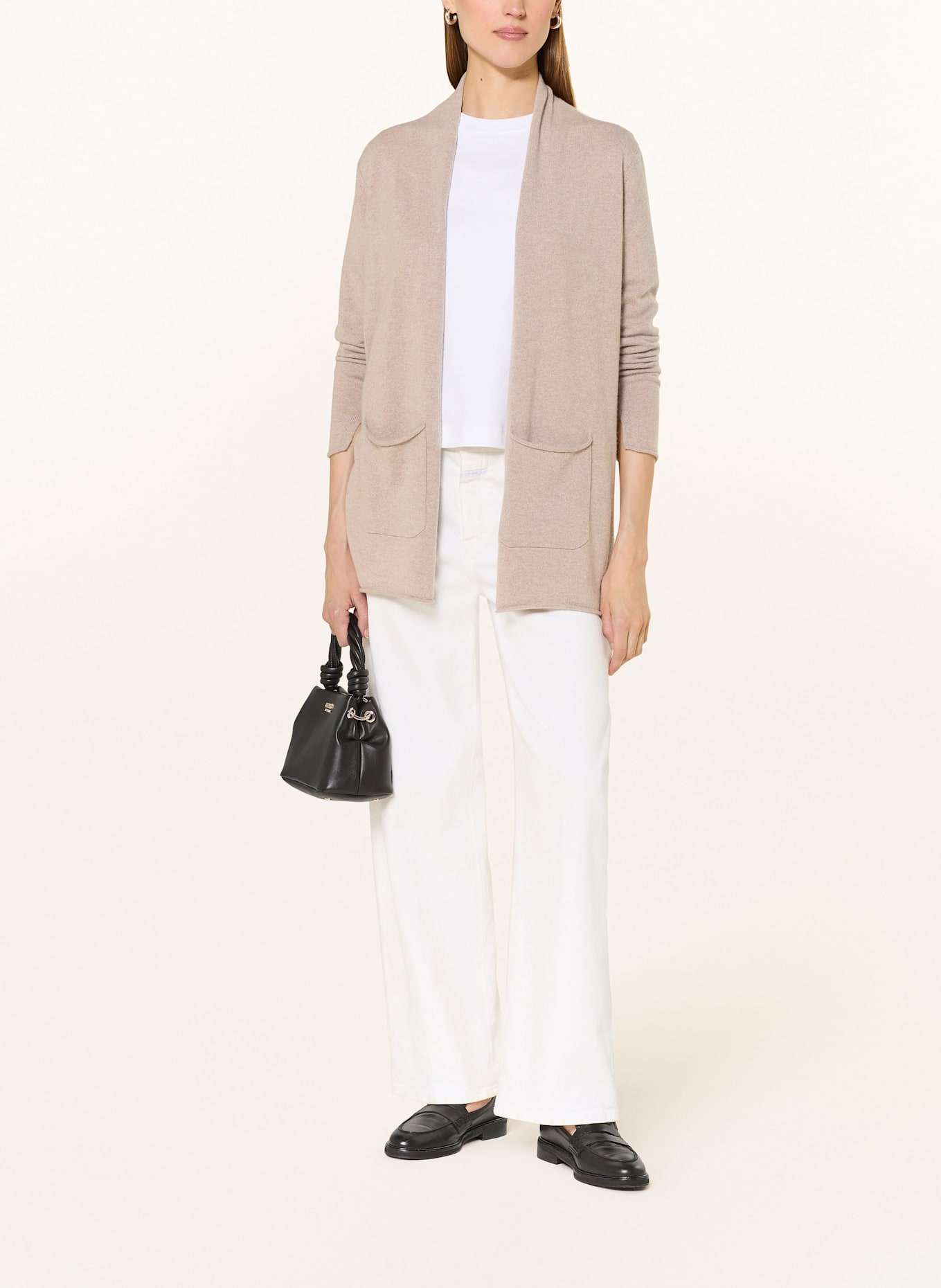 lilienfels Strickhülle aus Cashmere: CREME