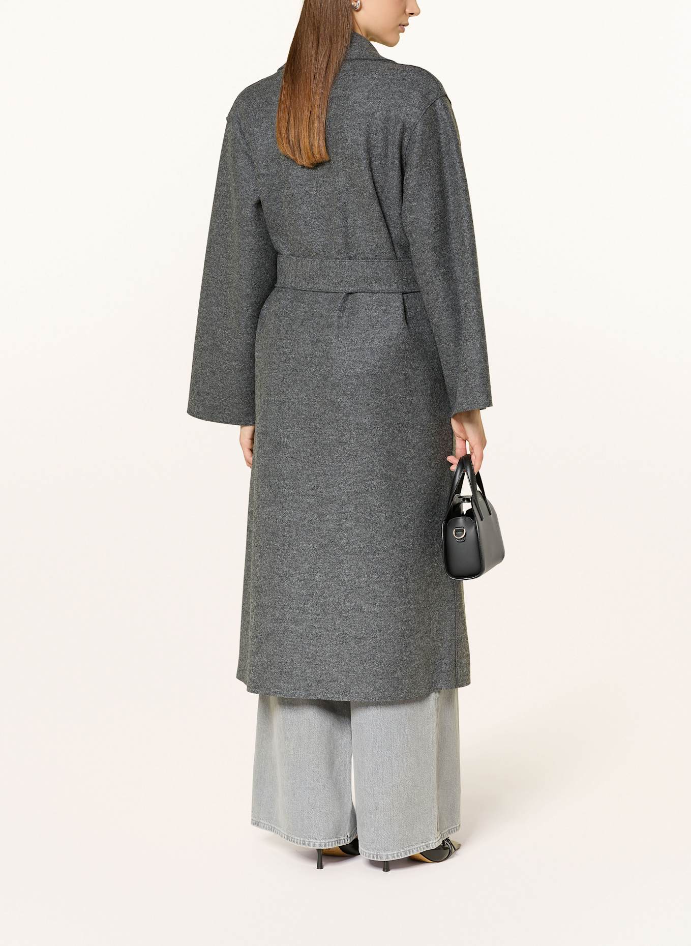 HARRIS WHARF LONDON Wollmantel: GRAU