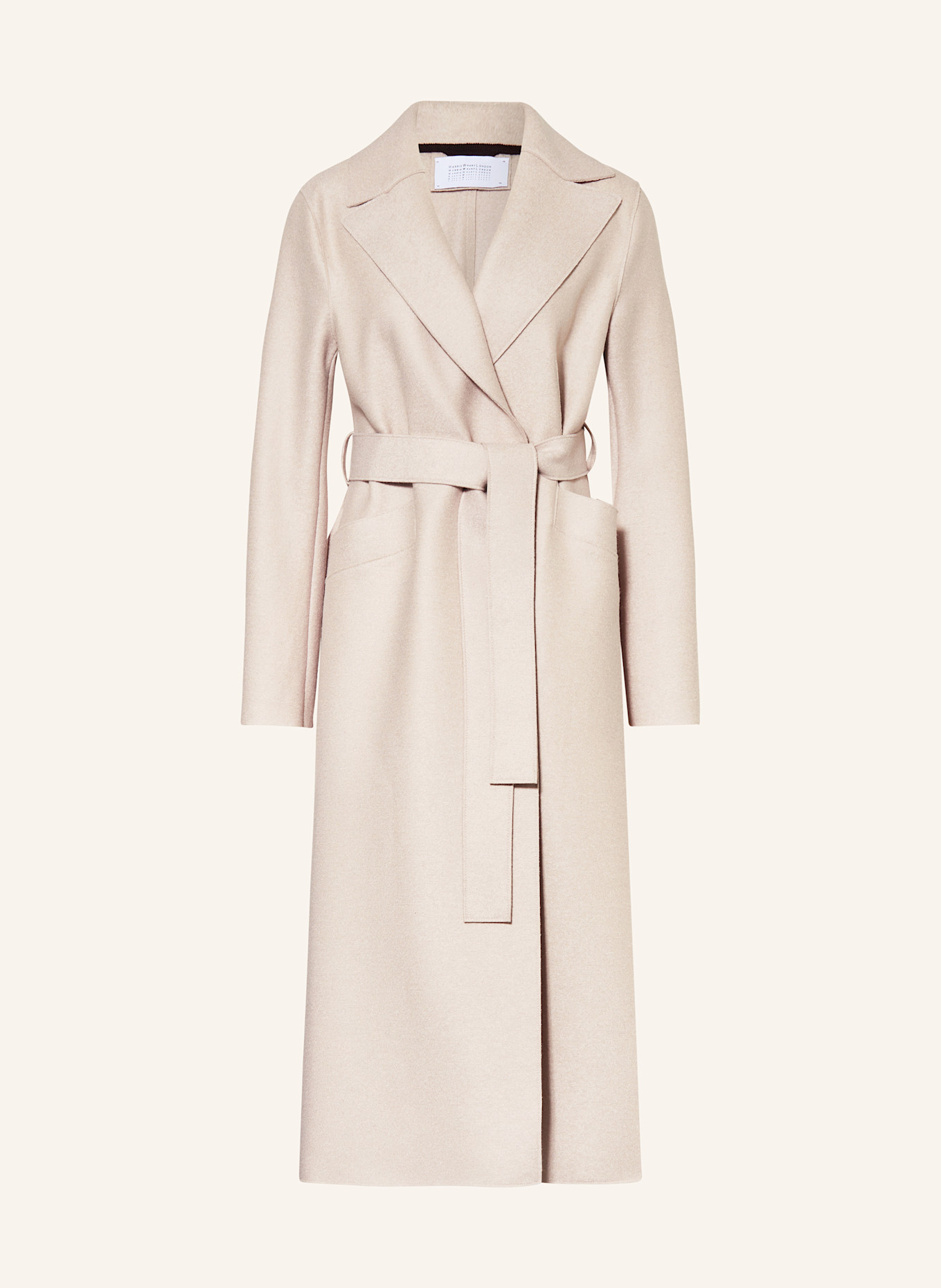 HARRIS WHARF LONDON Wollmantel: CREME