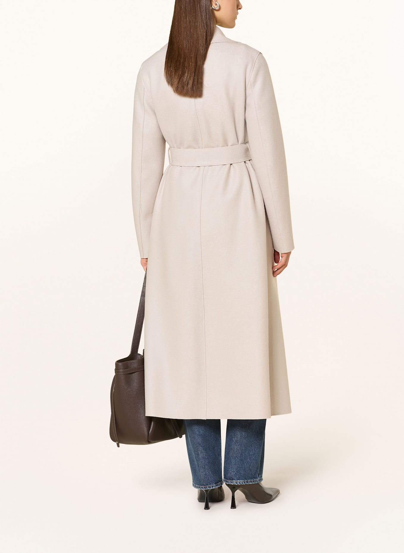 HARRIS WHARF LONDON Wollmantel: CREME